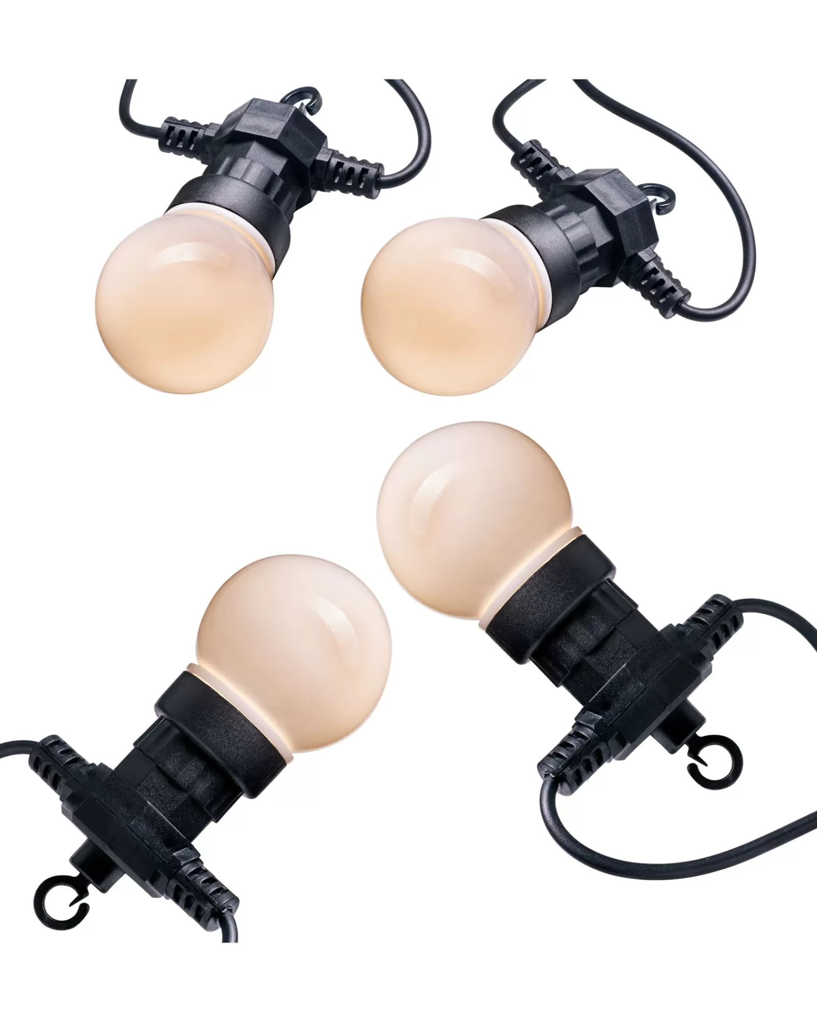 WeRChristmas Festoon Lights | Connectable Lights^20 LED Connectable Matt Festoon Light String, Warm White, 7.7 M