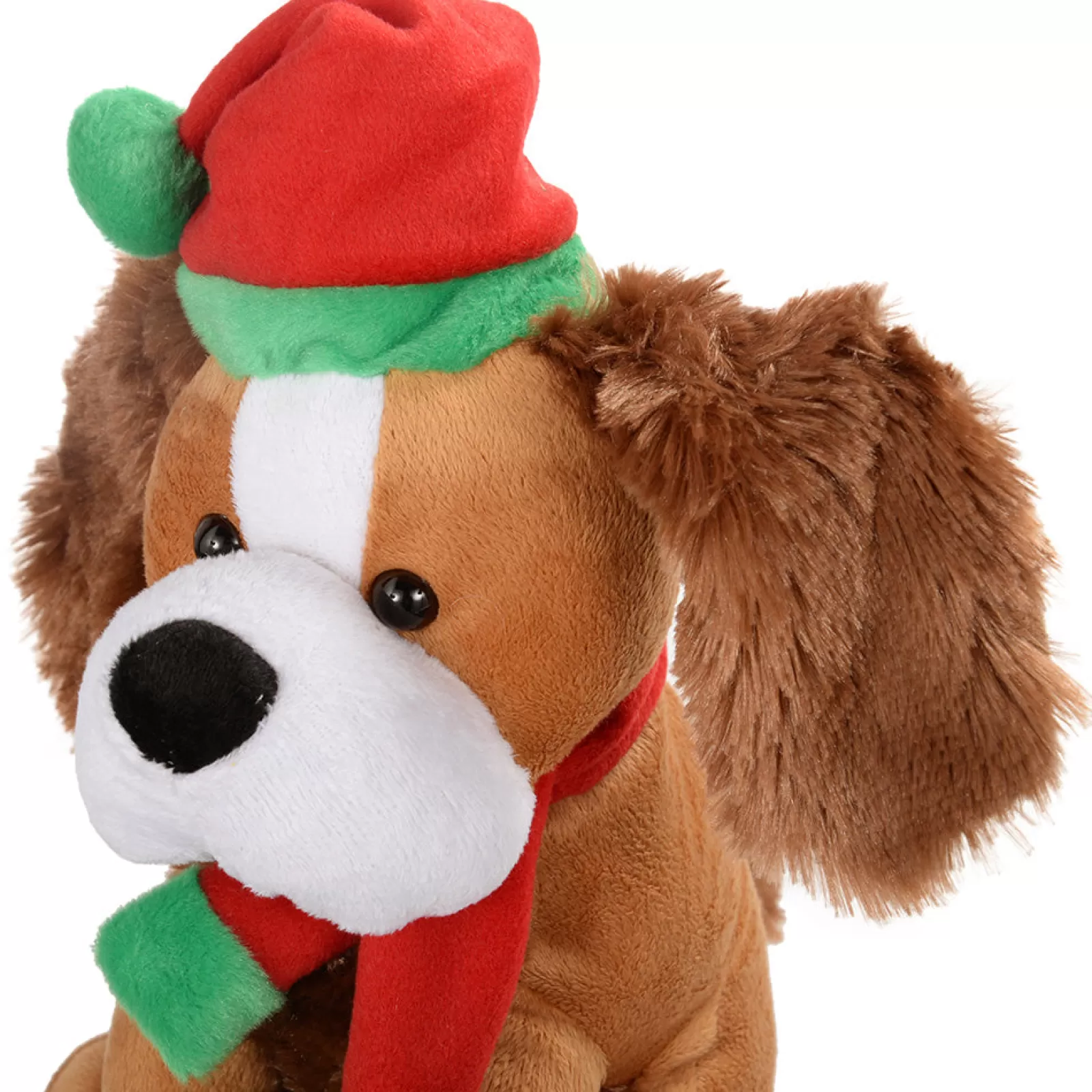WeRChristmas Novelty | Figurines^30 Cm Standing And Singing Dog With Flapping Ears Christmas Decoration