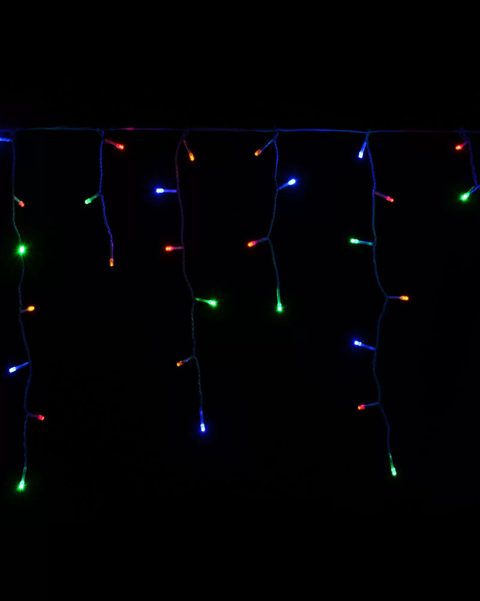 WeRChristmas Icicle Lights^360 Icicle LED Light String, Multi-Coloured, 8.8 M