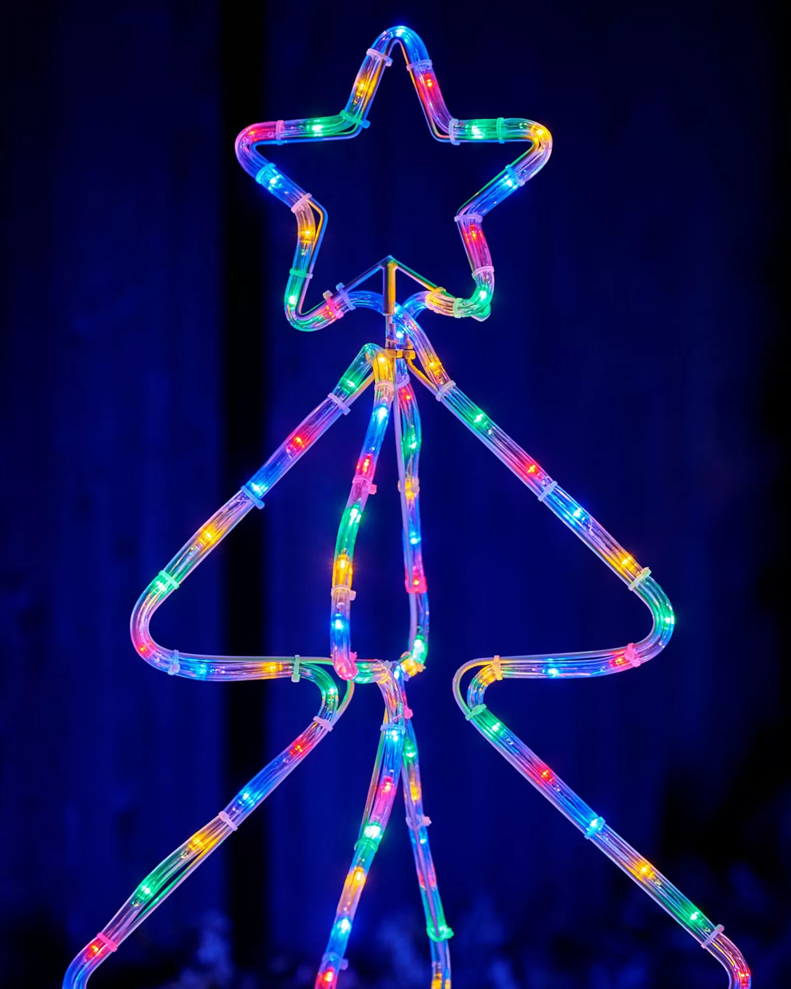 WeRChristmas Tree Silhouettes^3D Christmas Tree Rope Light Silhouette, 80 Cm