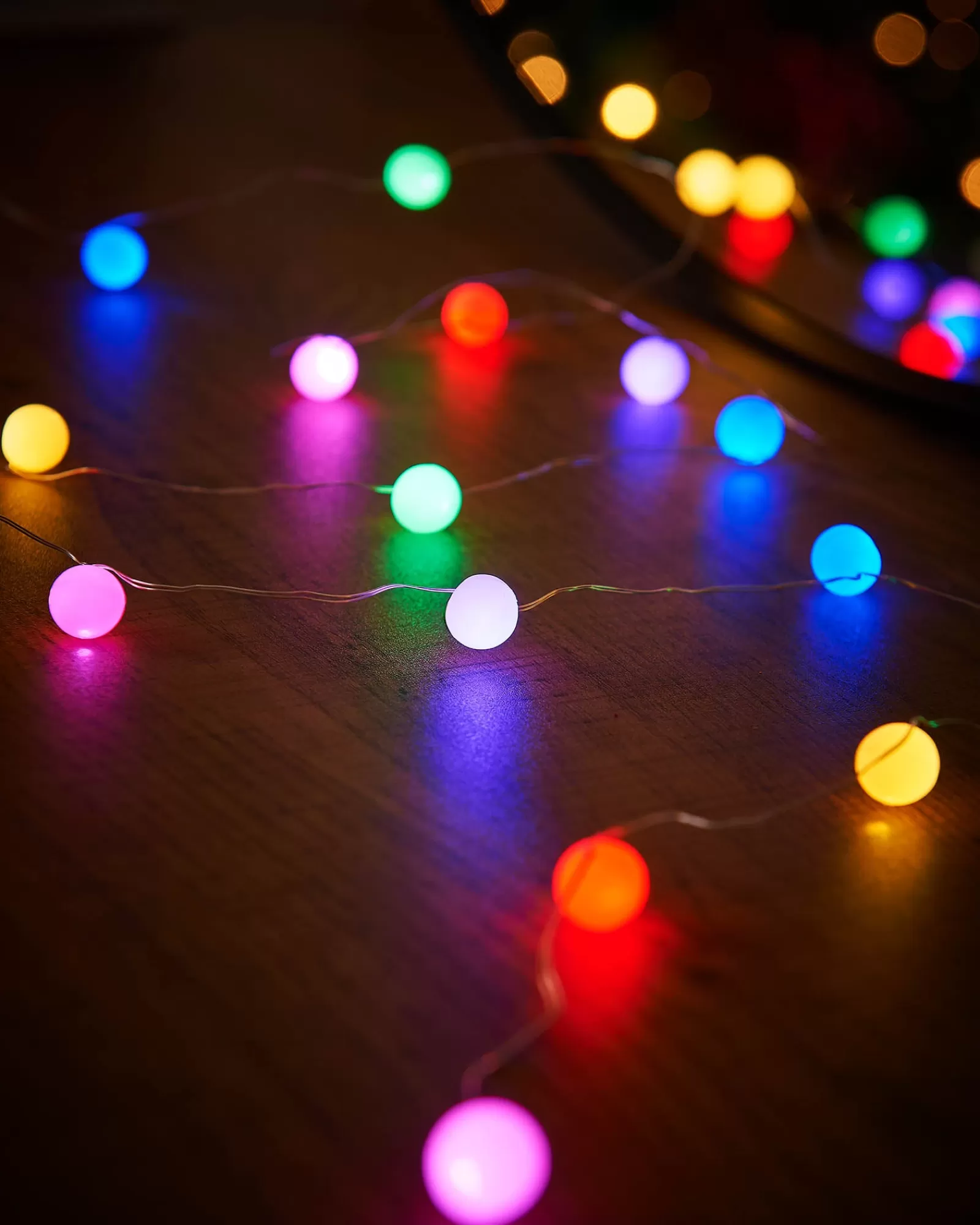 WeRChristmas Fairy Lights | Tree Lights^80 Pastel Multi-Coloured Micro LED Berry Lights, 6 M