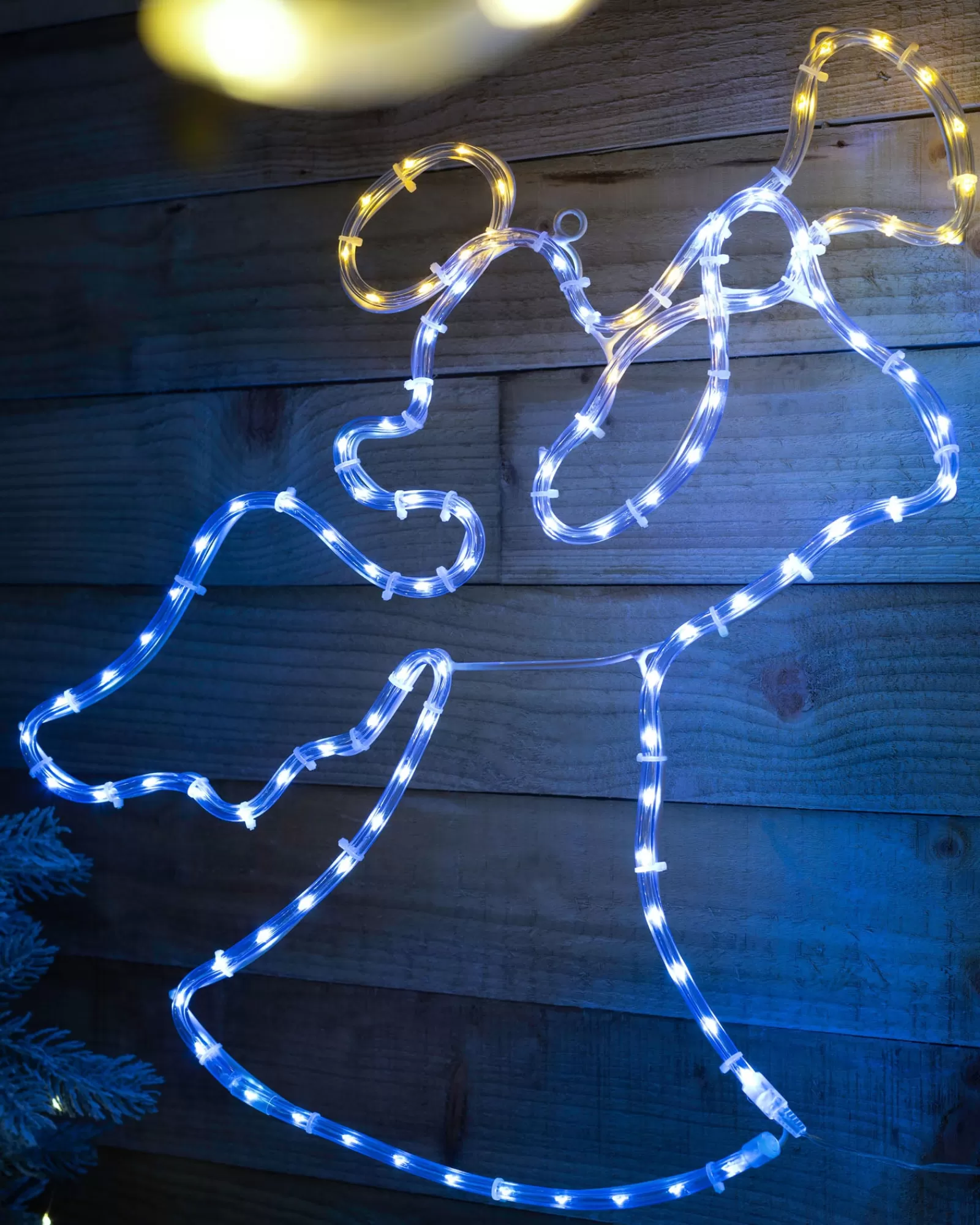 WeRChristmas Christmas Characters^Angel Rope Light Silhouette, 49 Cm