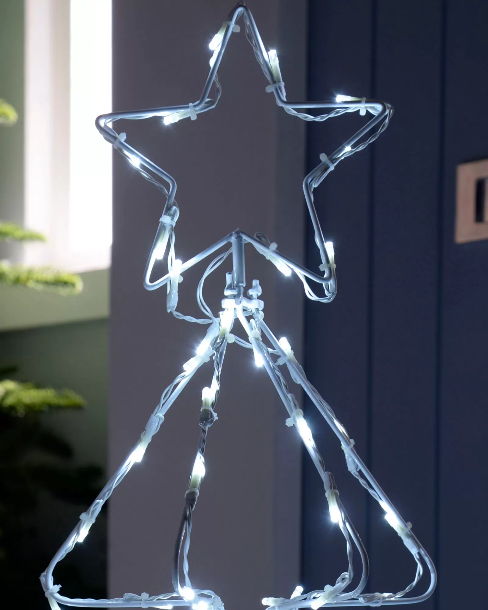 WeRChristmas Tree Silhouettes^Animated Multi-Function Christmas Tree Silhouette, 80 Cm