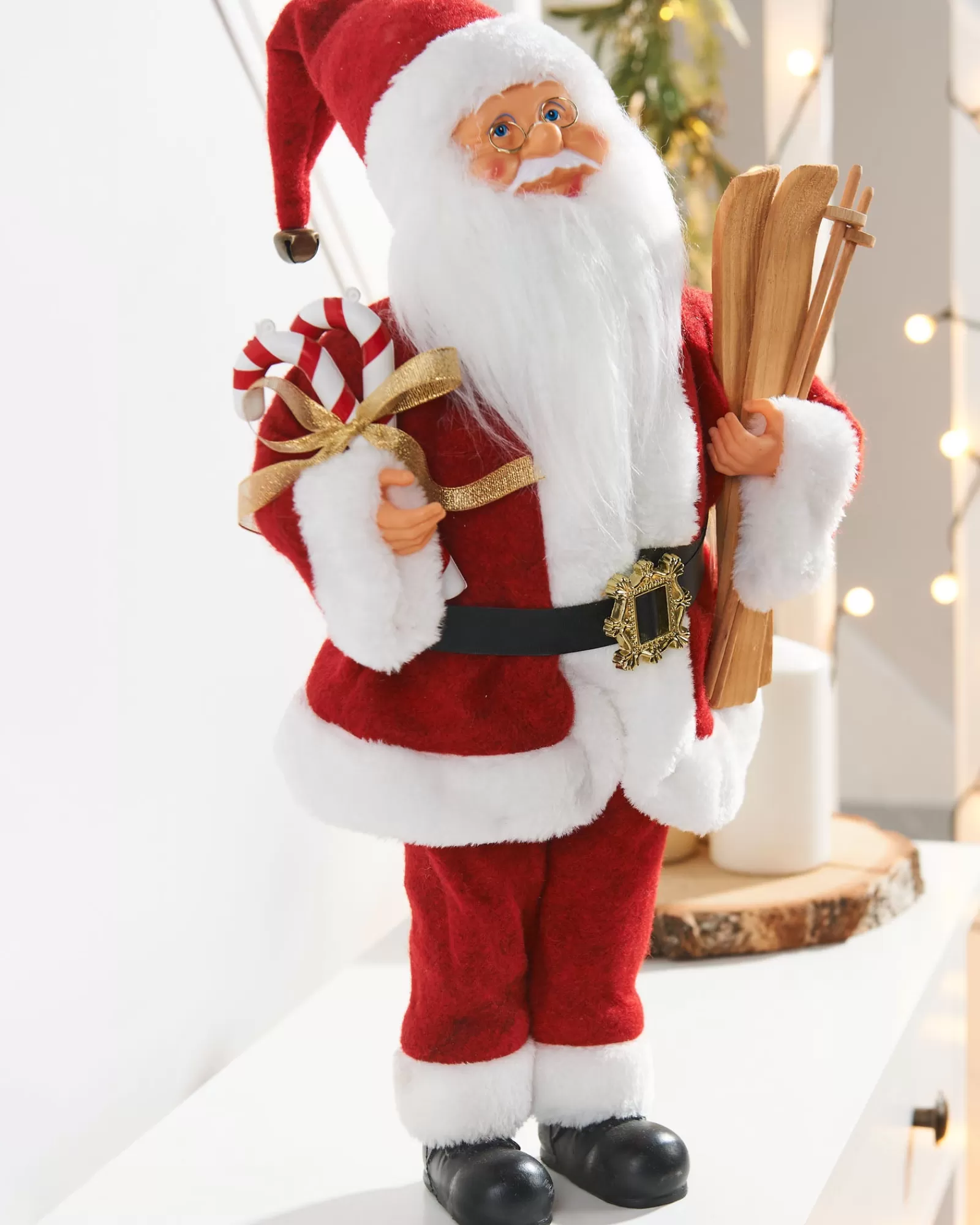 WeRChristmas Novelty | Figurines^Animated Musical Standing Santa Figurine, 45 Cm