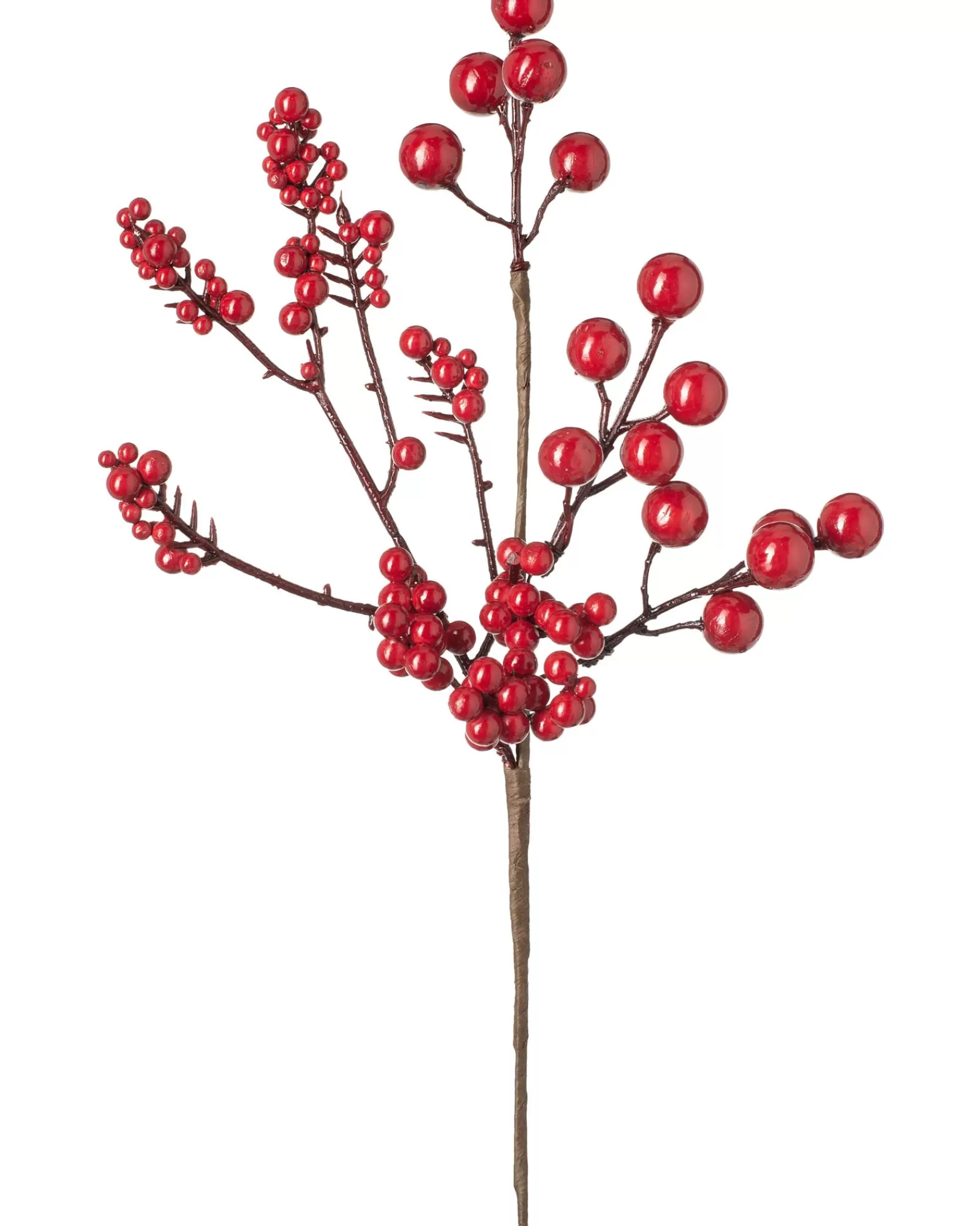 WeRChristmas Flowers & Foliage | Flowers & Foliage^Artificial Berries Tree Pick, Red, 30 Cm