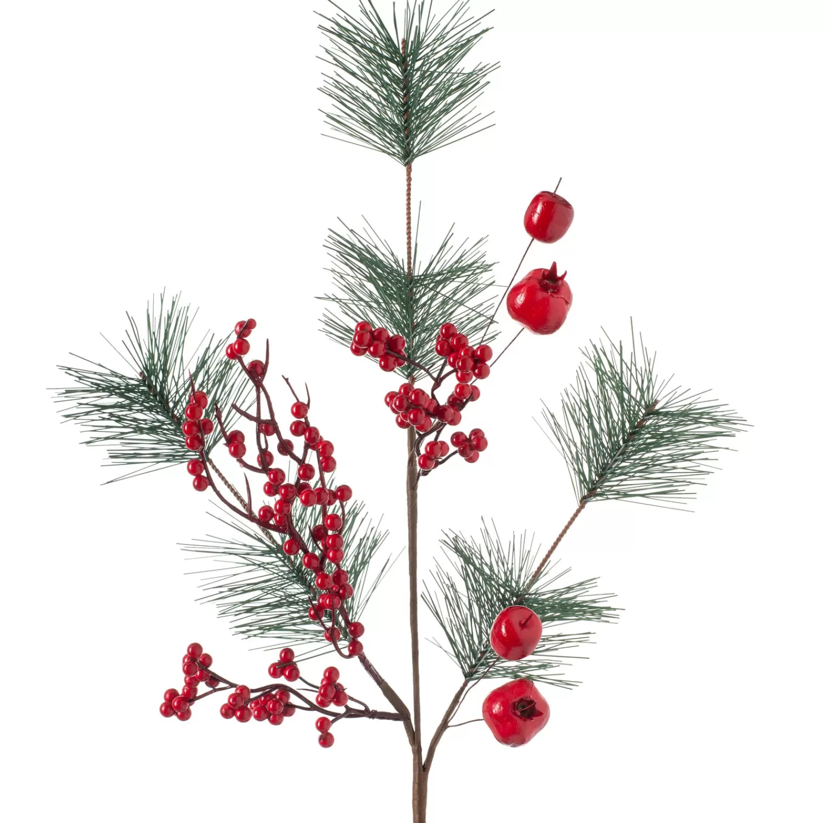 WeRChristmas Flowers & Foliage | Flowers & Foliage^Artificial Berries Tree Pick, Red, 66 Cm