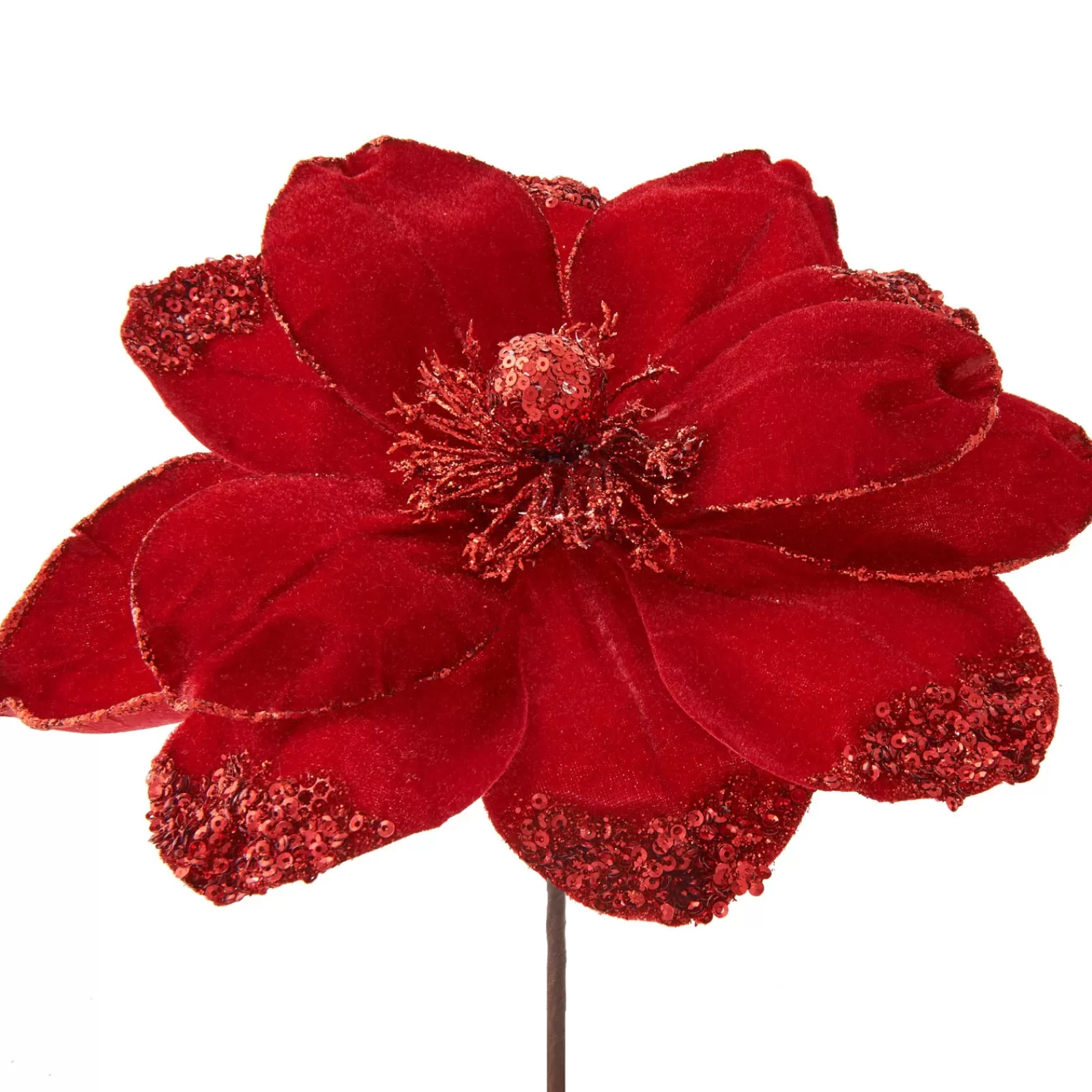 WeRChristmas Flowers & Foliage | Flowers & Foliage^Artificial Magnolia Flower, Red, 26 Cm