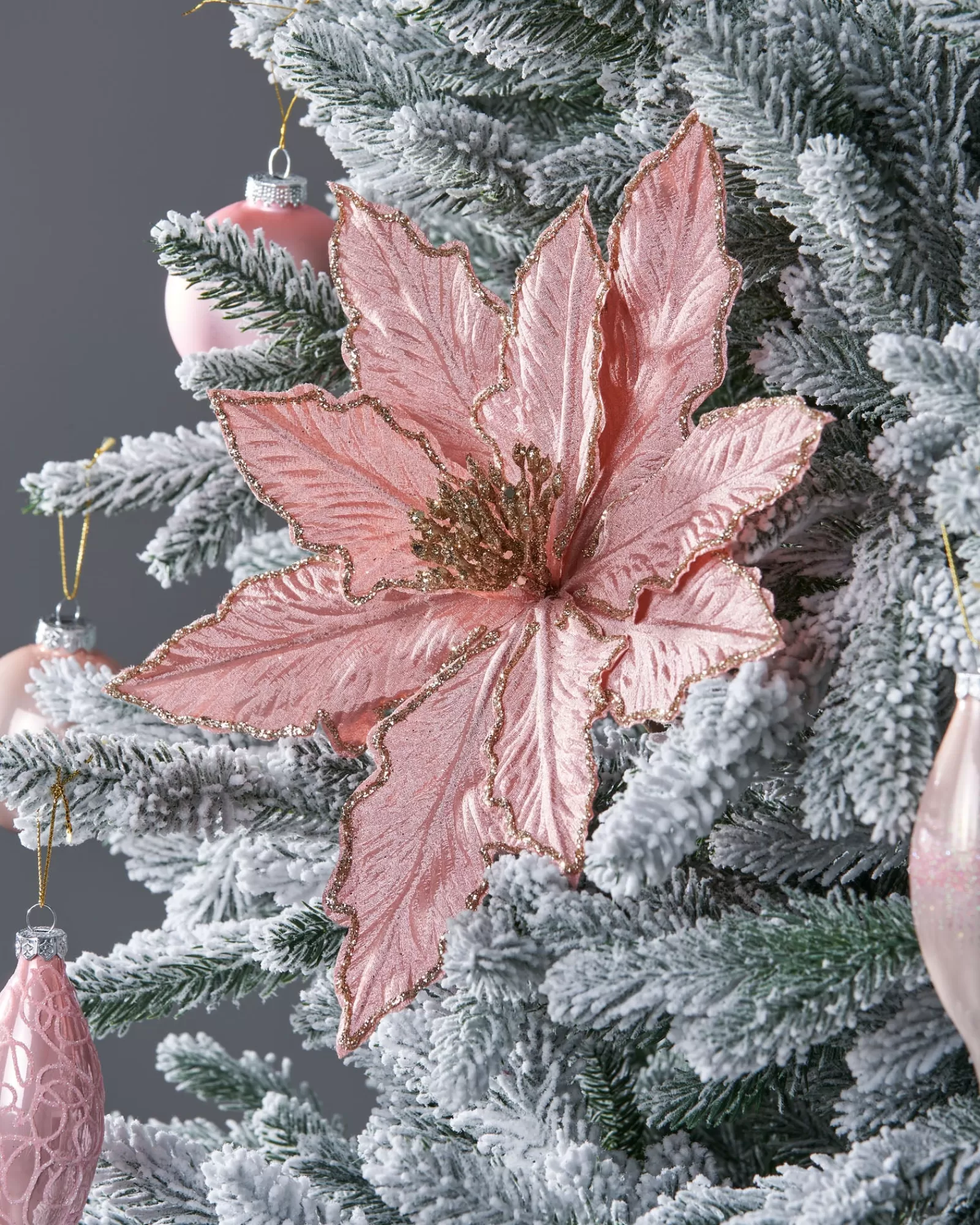 WeRChristmas Flowers & Foliage | Flowers & Foliage^Artificial Poinsettia Flower, Pink, 30 Cm