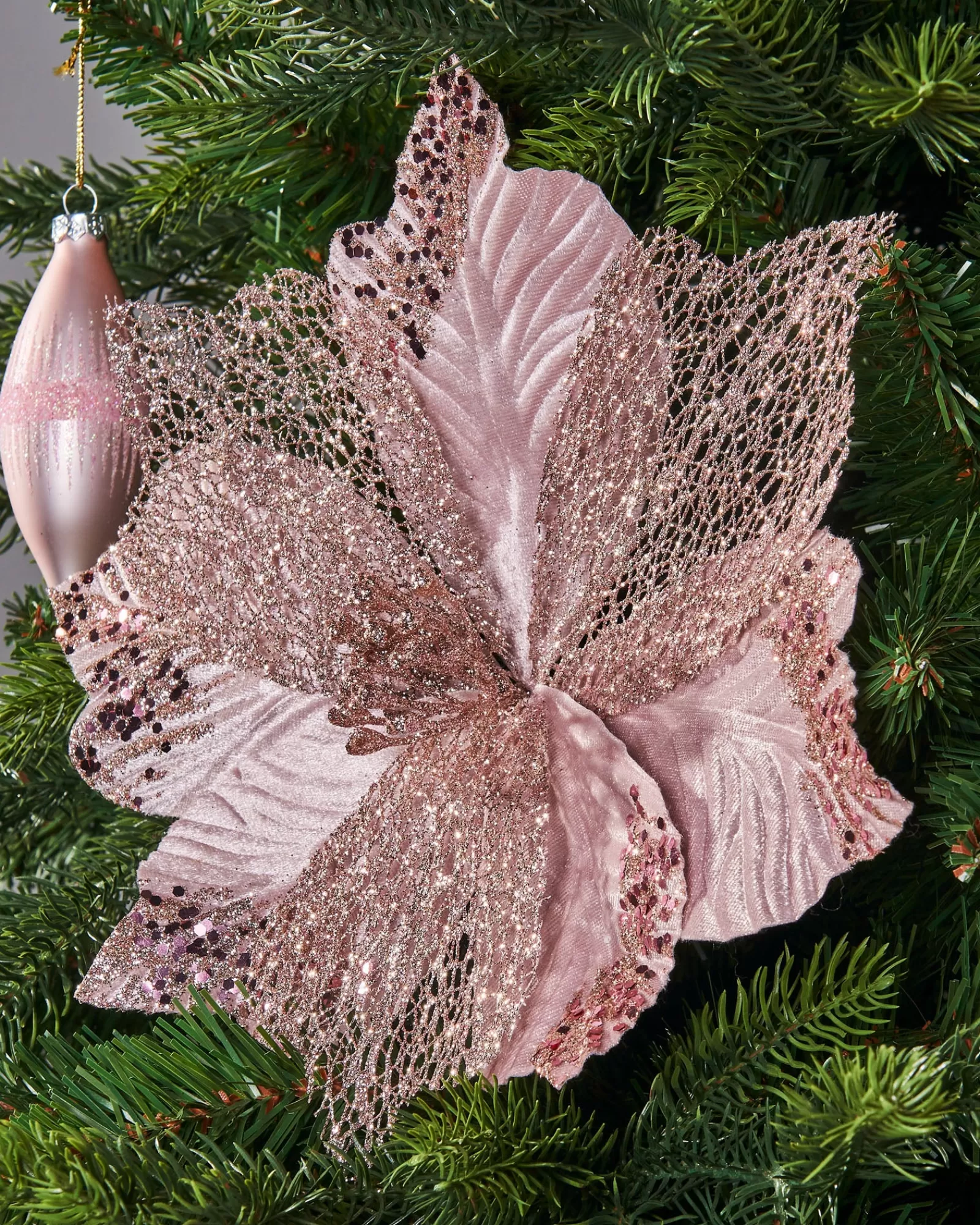 WeRChristmas Flowers & Foliage | Flowers & Foliage^Artificial Poinsettia Flower, Pink, 30 Cm