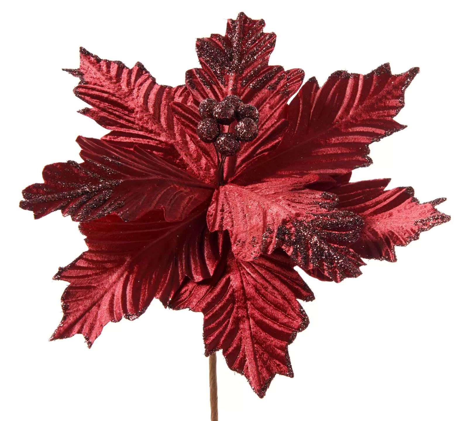 WeRChristmas Flowers & Foliage | Flowers & Foliage^Artificial Poinsettia Flower, Red, 26 Cm