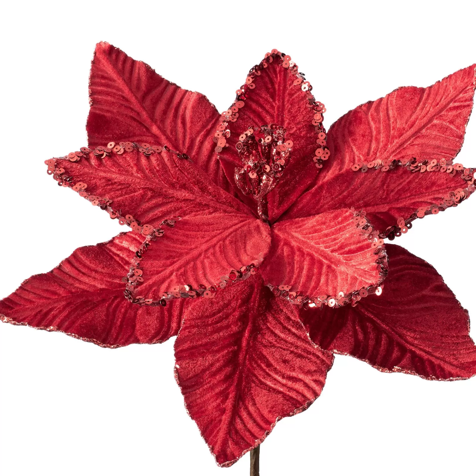 WeRChristmas Flowers & Foliage | Flowers & Foliage^Artificial Poinsettia Flower, Red, 30 Cm