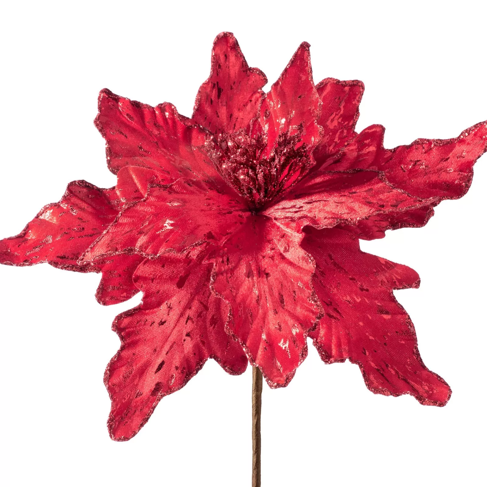 WeRChristmas Flowers & Foliage | Flowers & Foliage^Artificial Poinsettia Flower, Red, 30 Cm