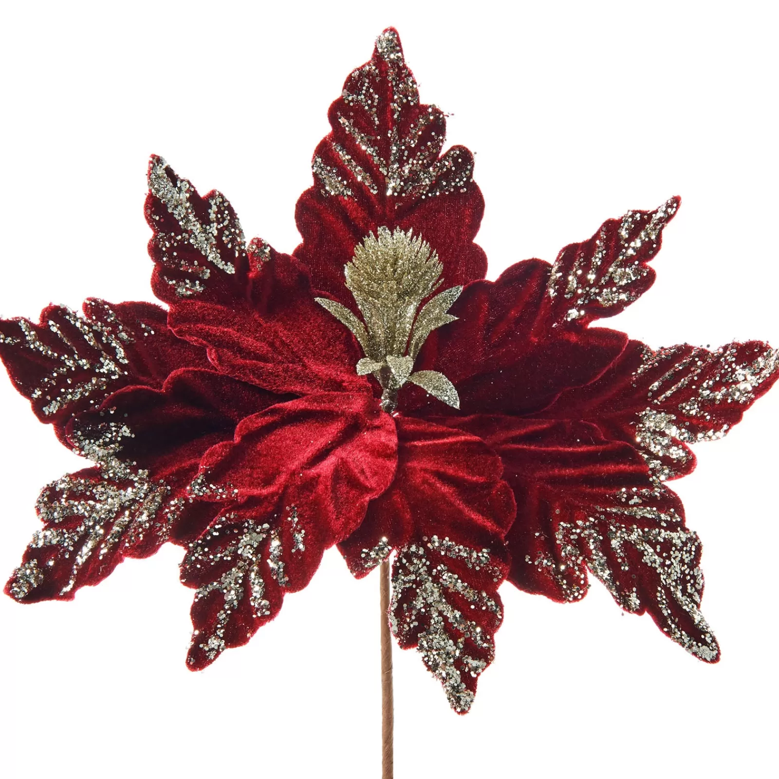 WeRChristmas Flowers & Foliage | Flowers & Foliage^Artificial Poinsettia Flower, Red, 30 Cm