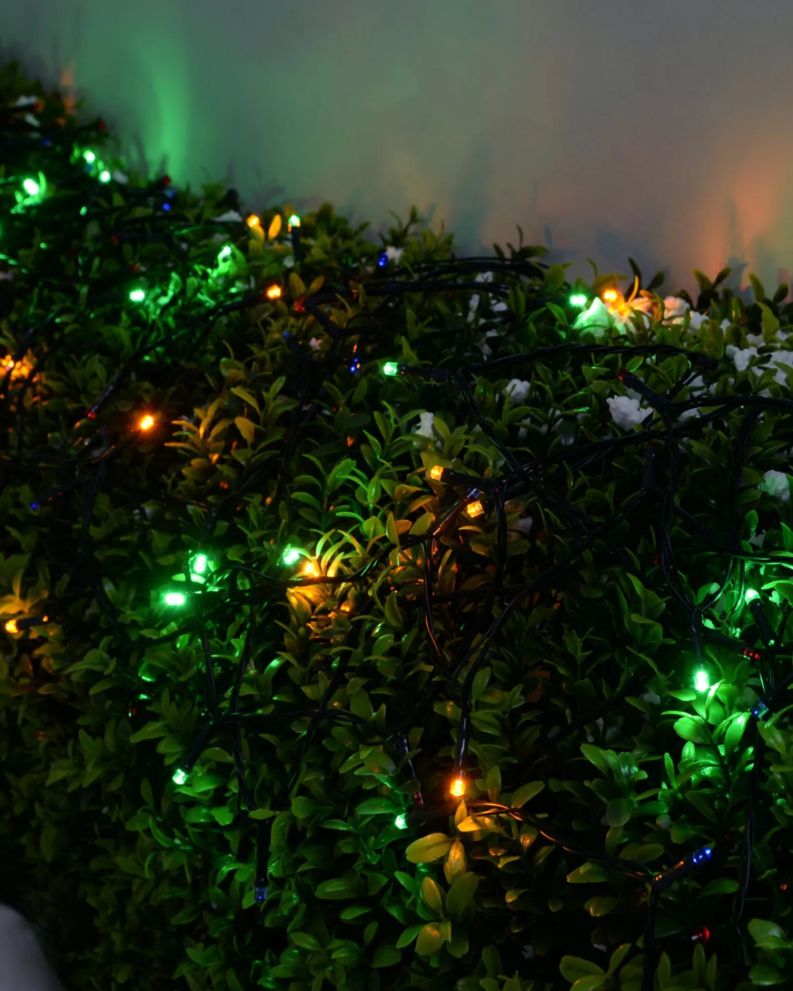 WeRChristmas Fairy Lights | Tree Lights^Battery Operated Multi-Function 100 LED Light String With Timer, Multi-Coloured