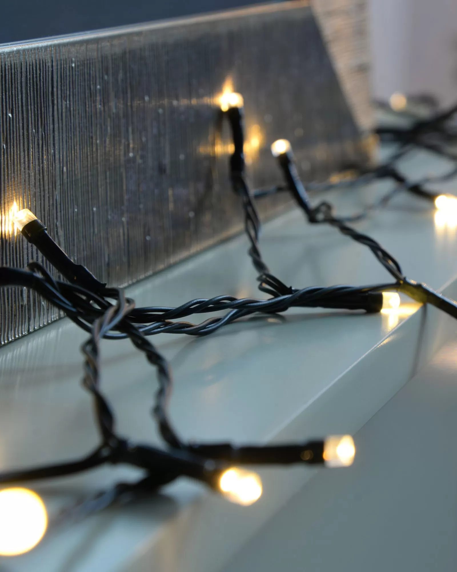 WeRChristmas Fairy Lights | Tree Lights^Battery Operated Multi-Function 100 LED Light String With Timer, Warm White