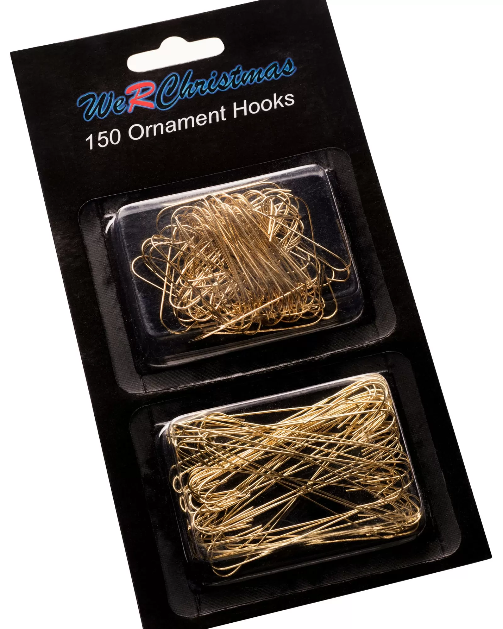 WeRChristmas Bauble Hooks^Bauble Ornament Hooks Multi Pack, Gold, Pack Of 150