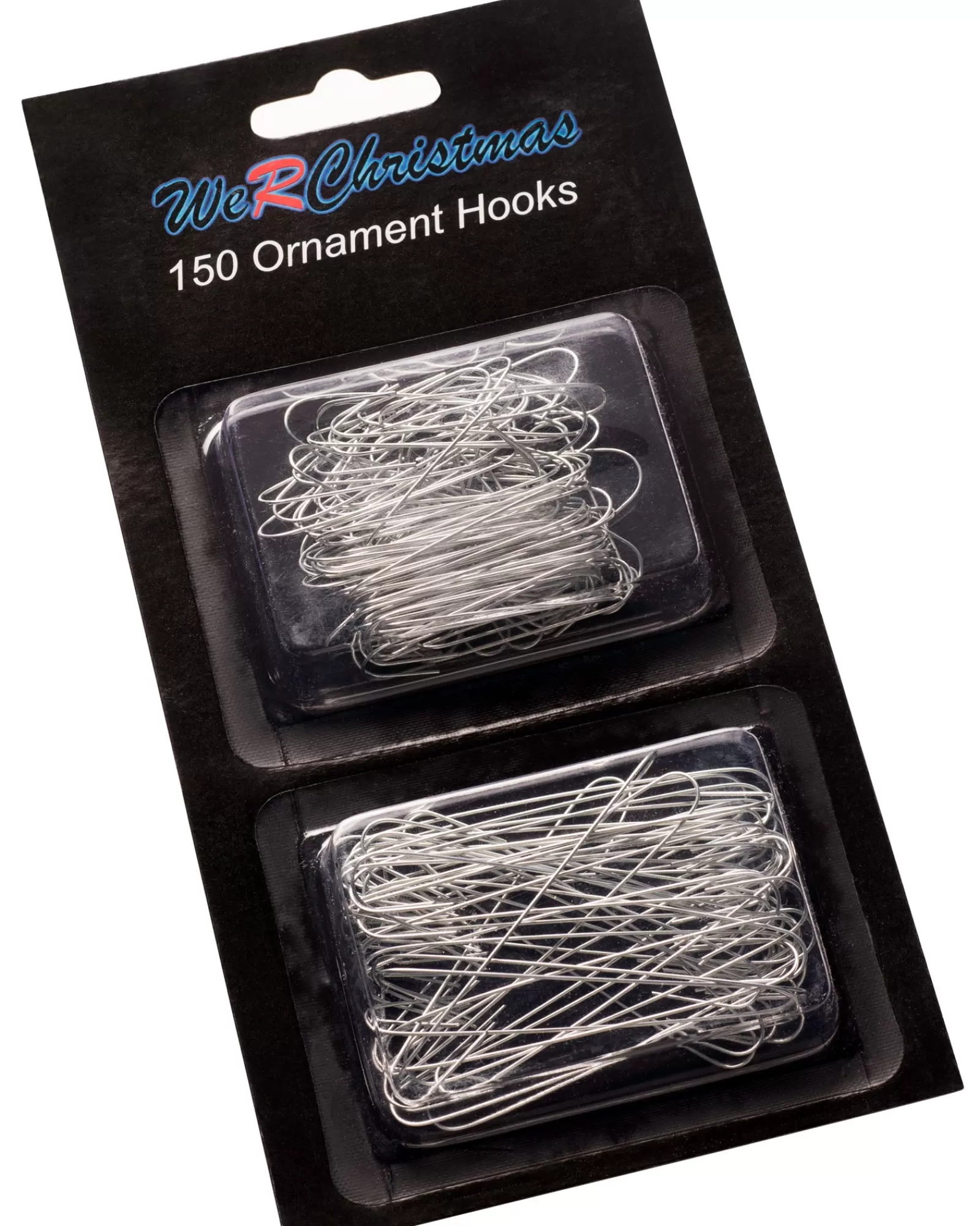 WeRChristmas Bauble Hooks^Bauble Ornament Hooks Multi Pack, Silver, Pack Of 150