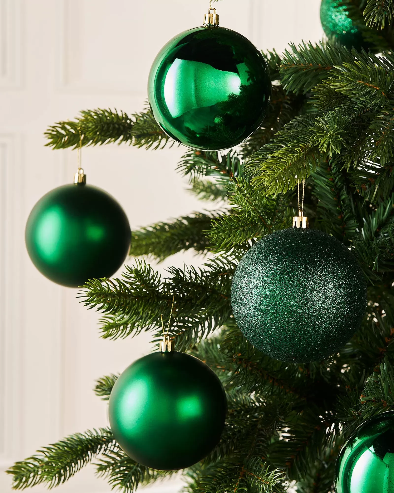 WeRChristmas Oversized Baubles | Shatterproof Baubles^Christmas Green Shatterproof Baubles, 9 Pack, 10 Cm