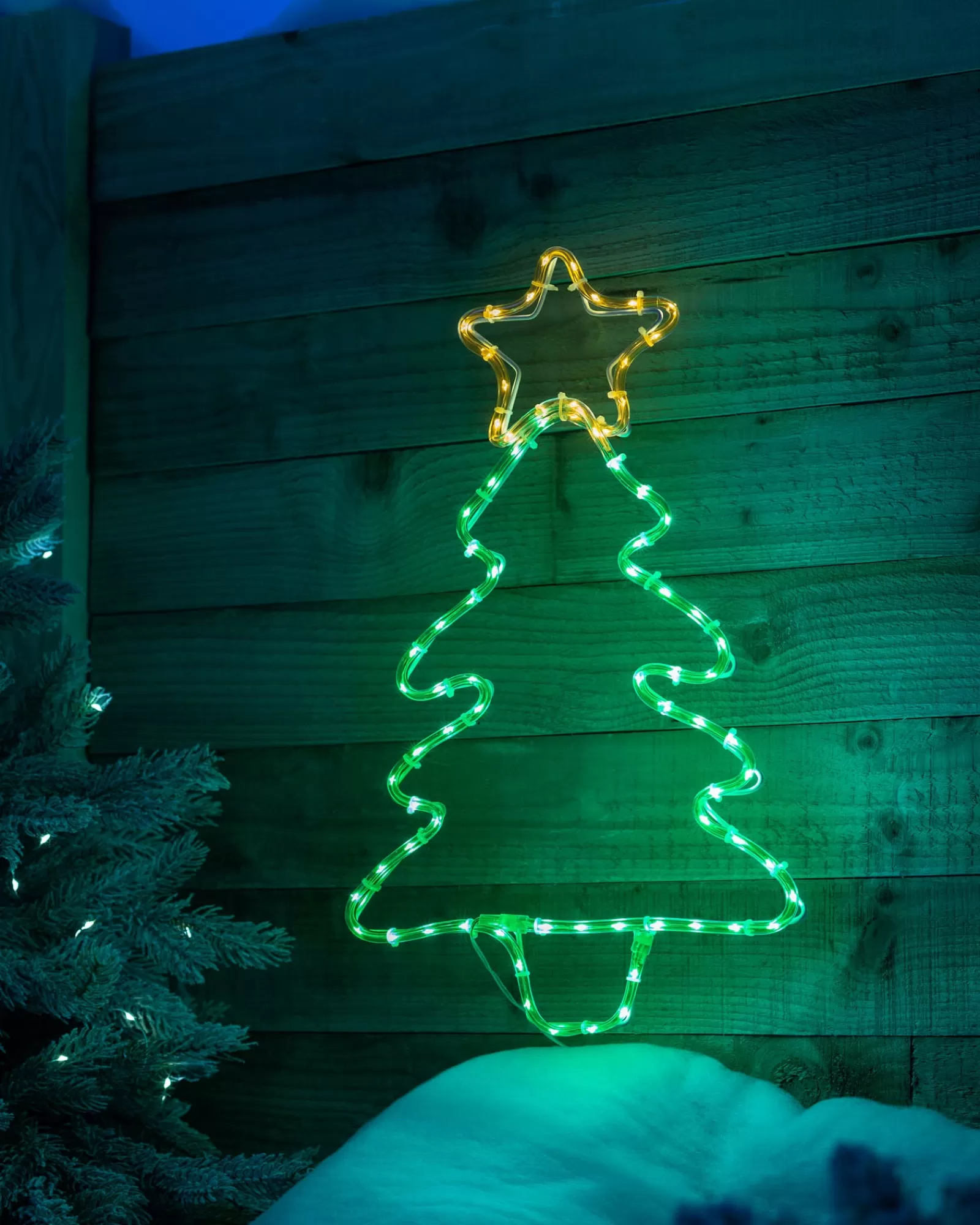 WeRChristmas Tree Silhouettes^Christmas Tree Rope Light Silhouette, 48 Cm