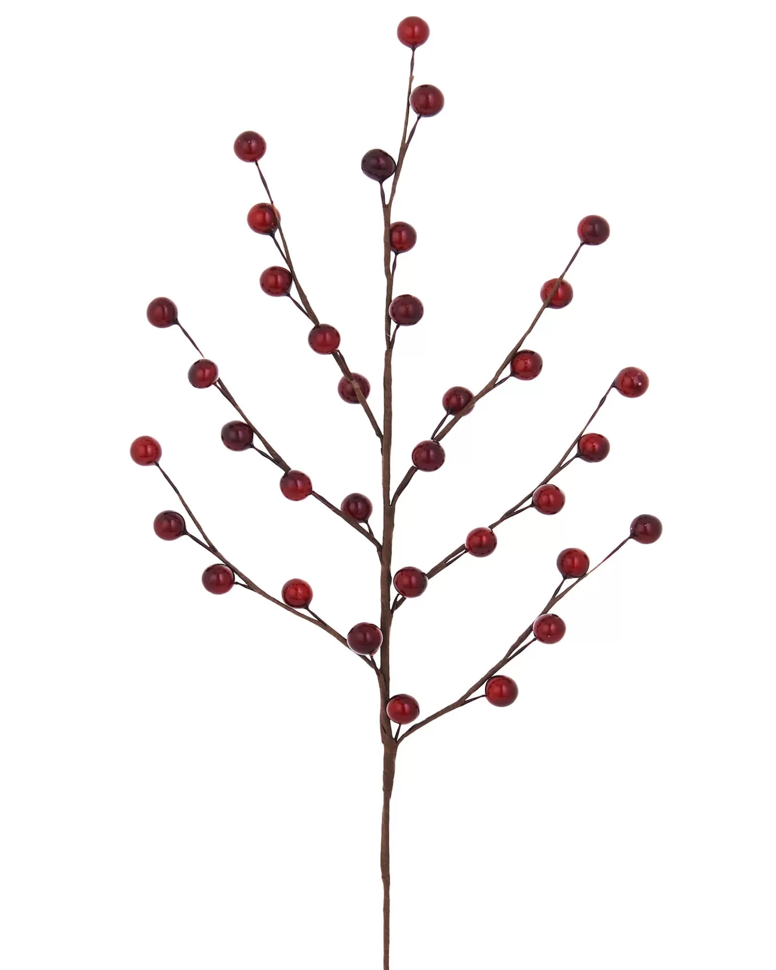 WeRChristmas Flowers & Foliage | Flowers & Foliage^Deep Red Berry Christmas Tree Spray, 45 Cm