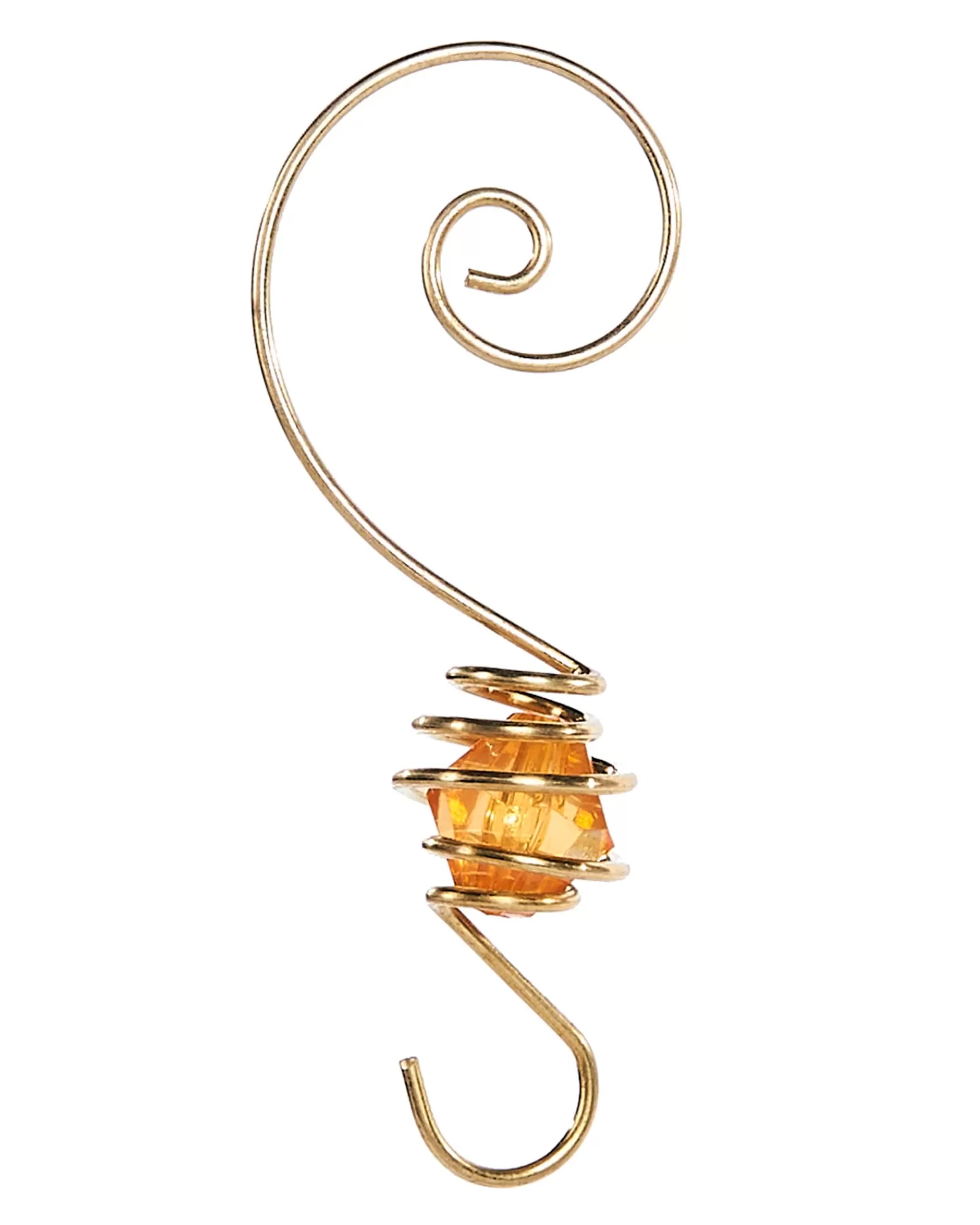 WeRChristmas Bauble Hooks^Gemstone Bauble Hooks, Gold, Pack Of 24