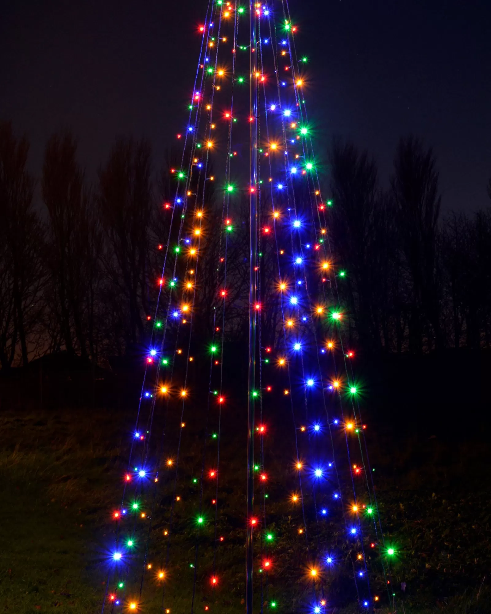 WeRChristmas Tree Silhouettes^LED Pop-Up Christmas Tree, 360 Cm