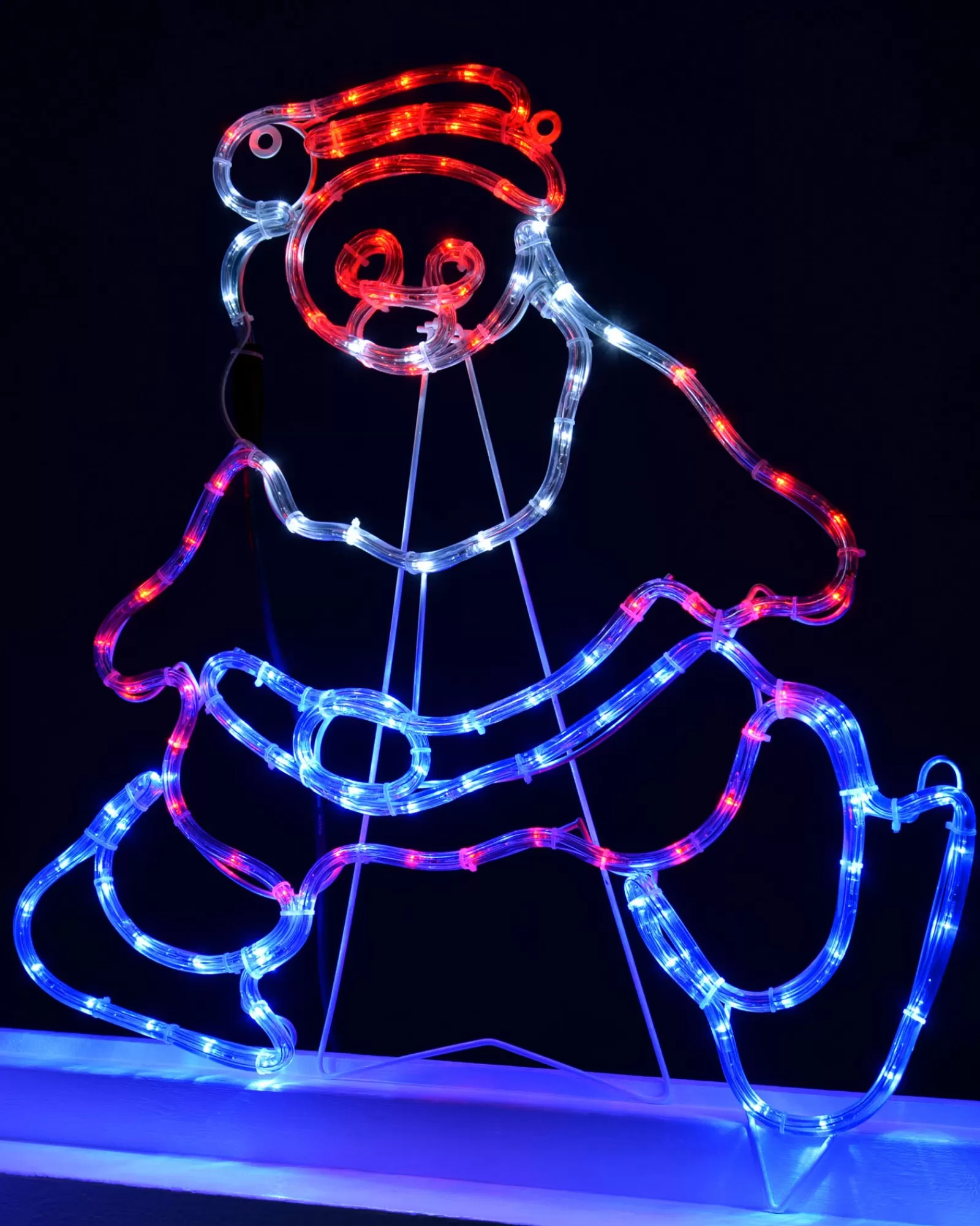 WeRChristmas Christmas Characters^LED Santa Rope Light Window Silhouette, 61 Cm