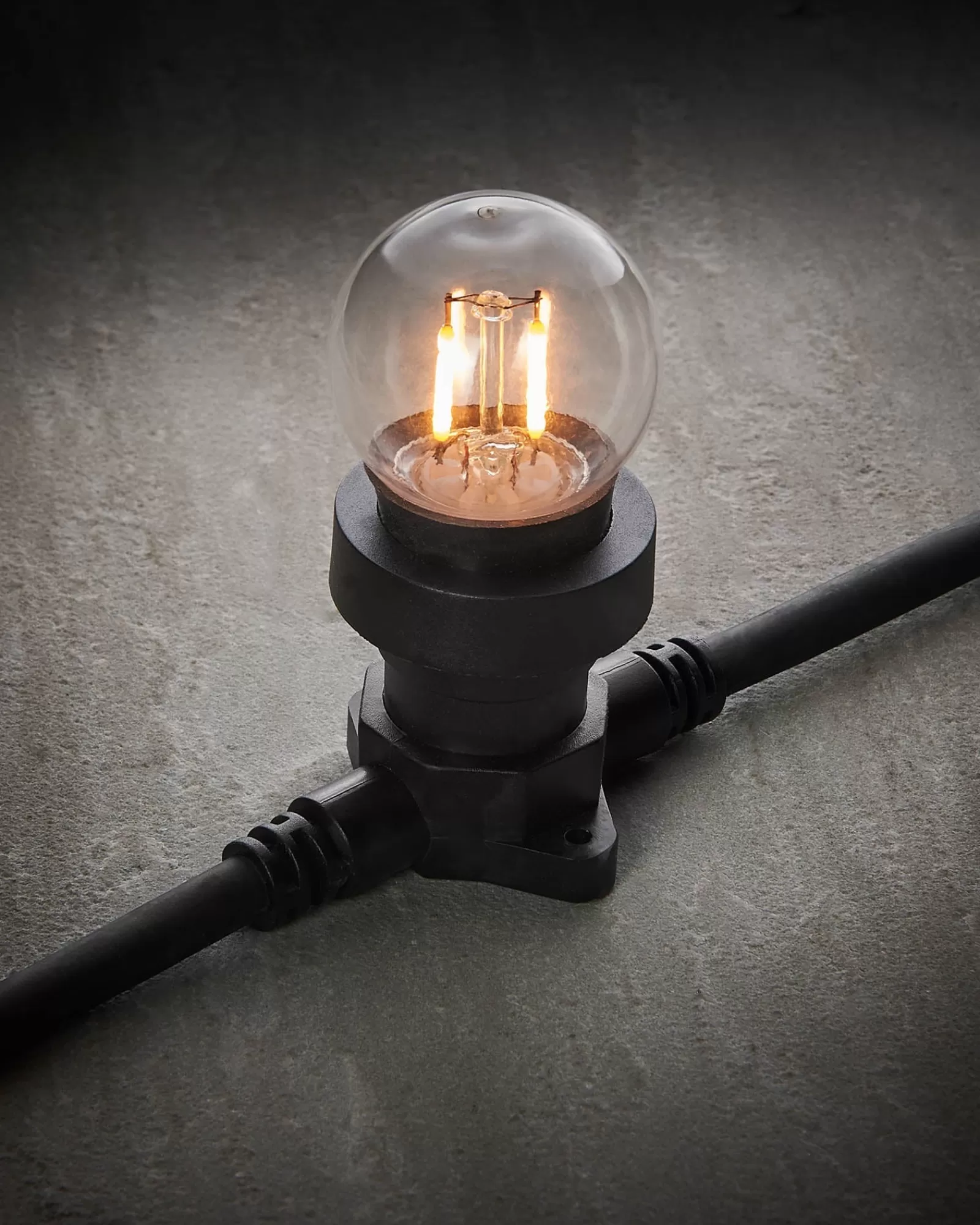 WeRChristmas Link Festoon | Connectable Lights^LINK FESTOON 2W E27 Dimmable Filament LED Bulb, Warm White