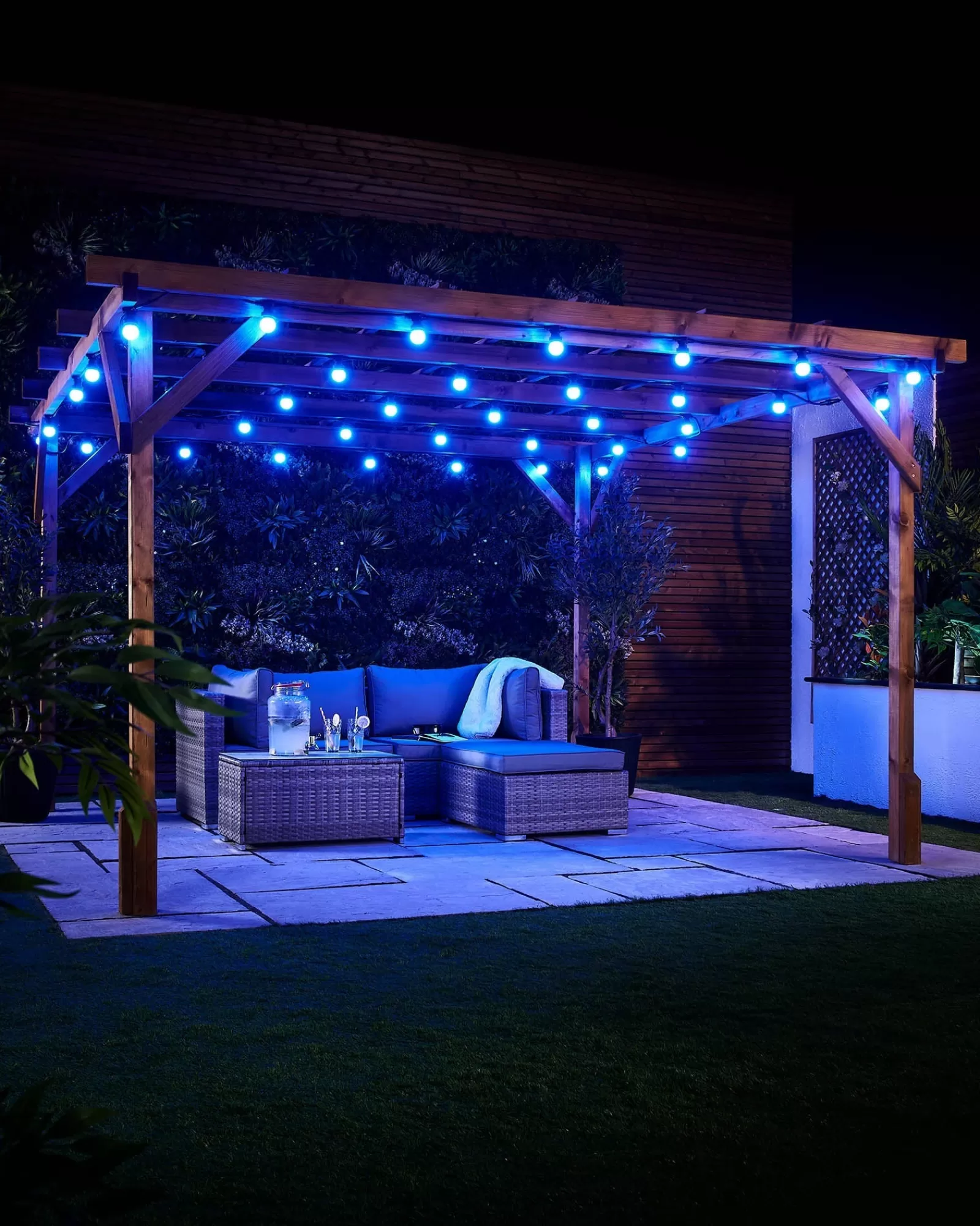 WeRChristmas Link Festoon | Festoon Lights^LINK FESTOON 2W E27 LED Bulb, Blue