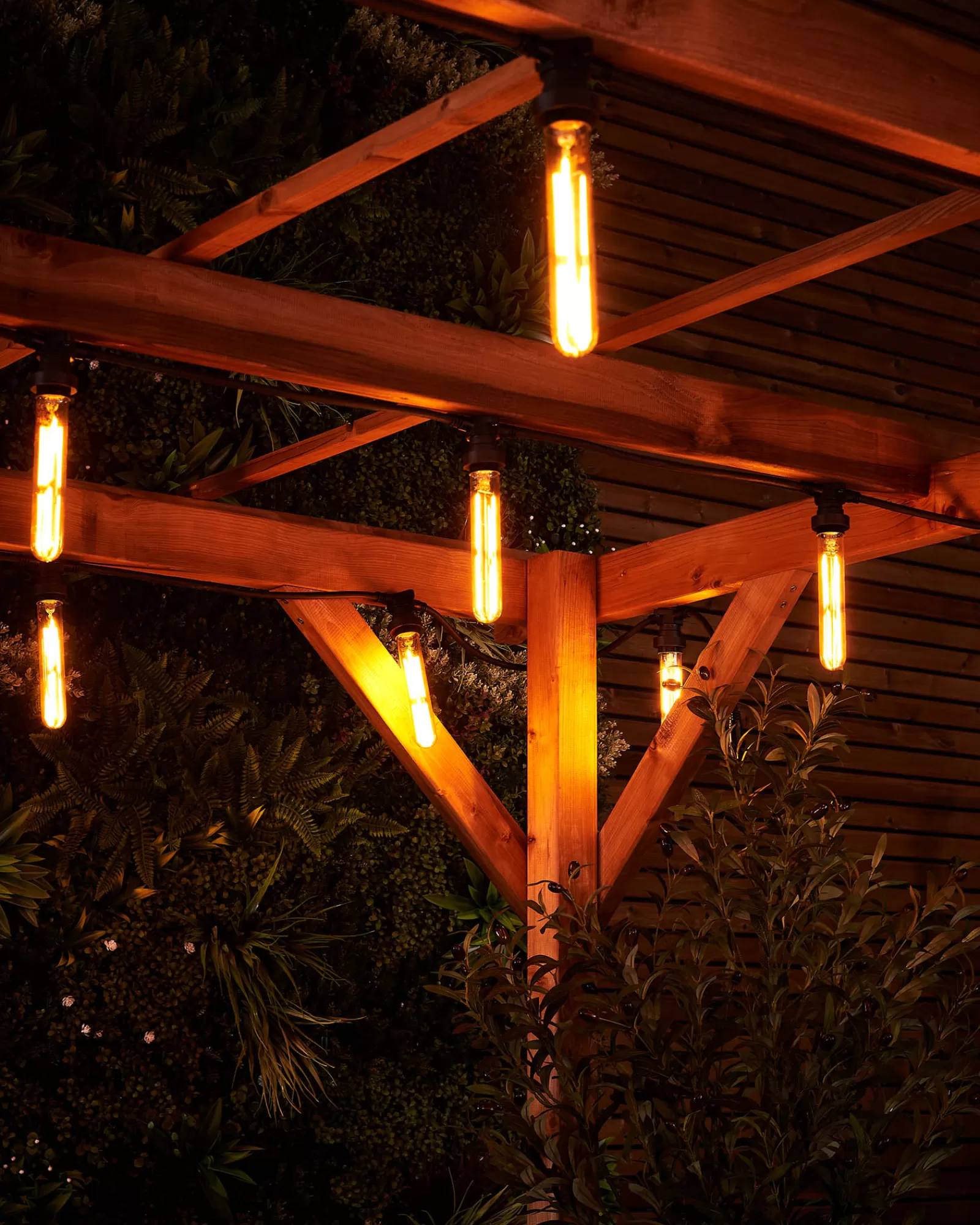WeRChristmas Link Festoon | Festoon Lights^LINK FESTOON 4W E27 Dimmable Tubular Filament LED Bulb, Warm White