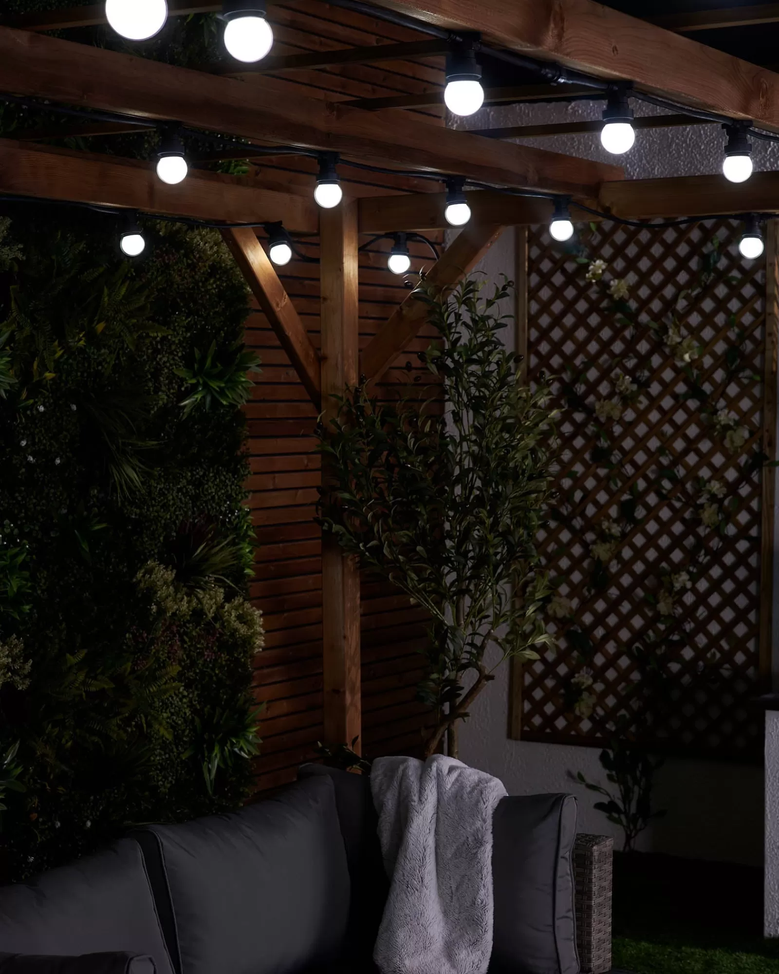 WeRChristmas Link Festoon | Festoon Lights^LINK FESTOON E27 Belt, Connectable, 20 Sockets, 50 Cm Spacing