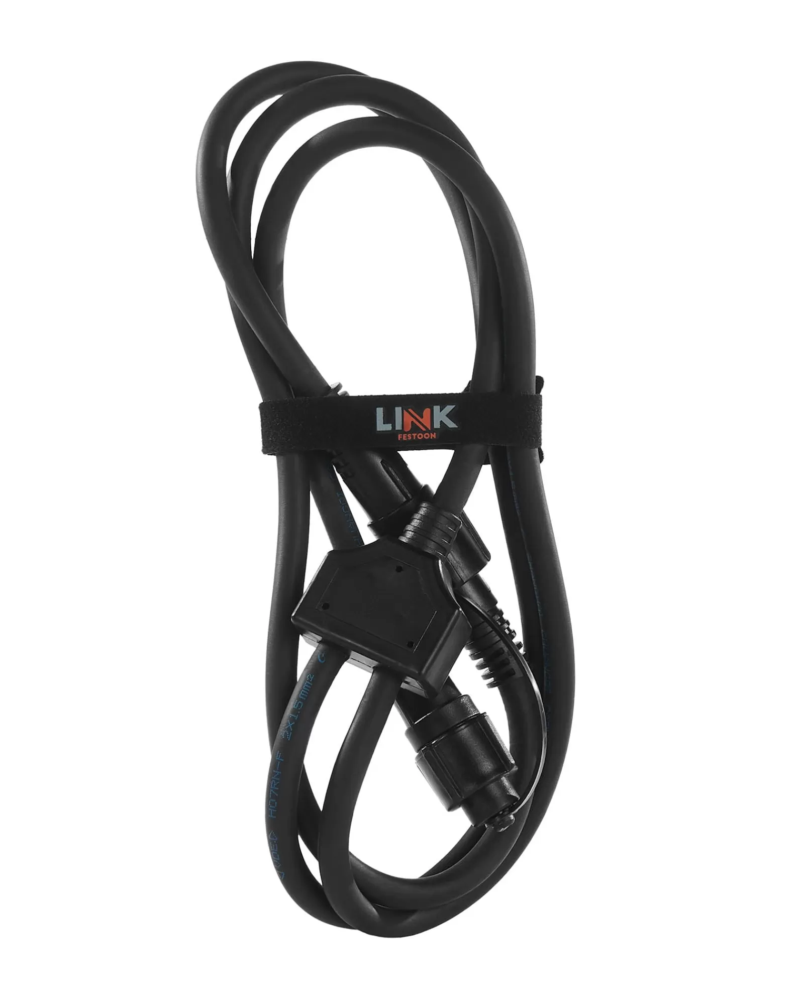 WeRChristmas Link Festoon | Accessories^LINK FESTOON Y Cord Connector, Connectable, Black