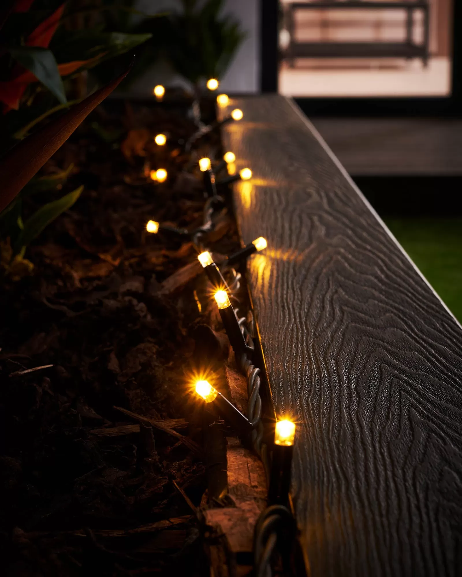 WeRChristmas Link Pro | Fairy Lights^LINK PRO LED String Lights, Black Cable, Warm White