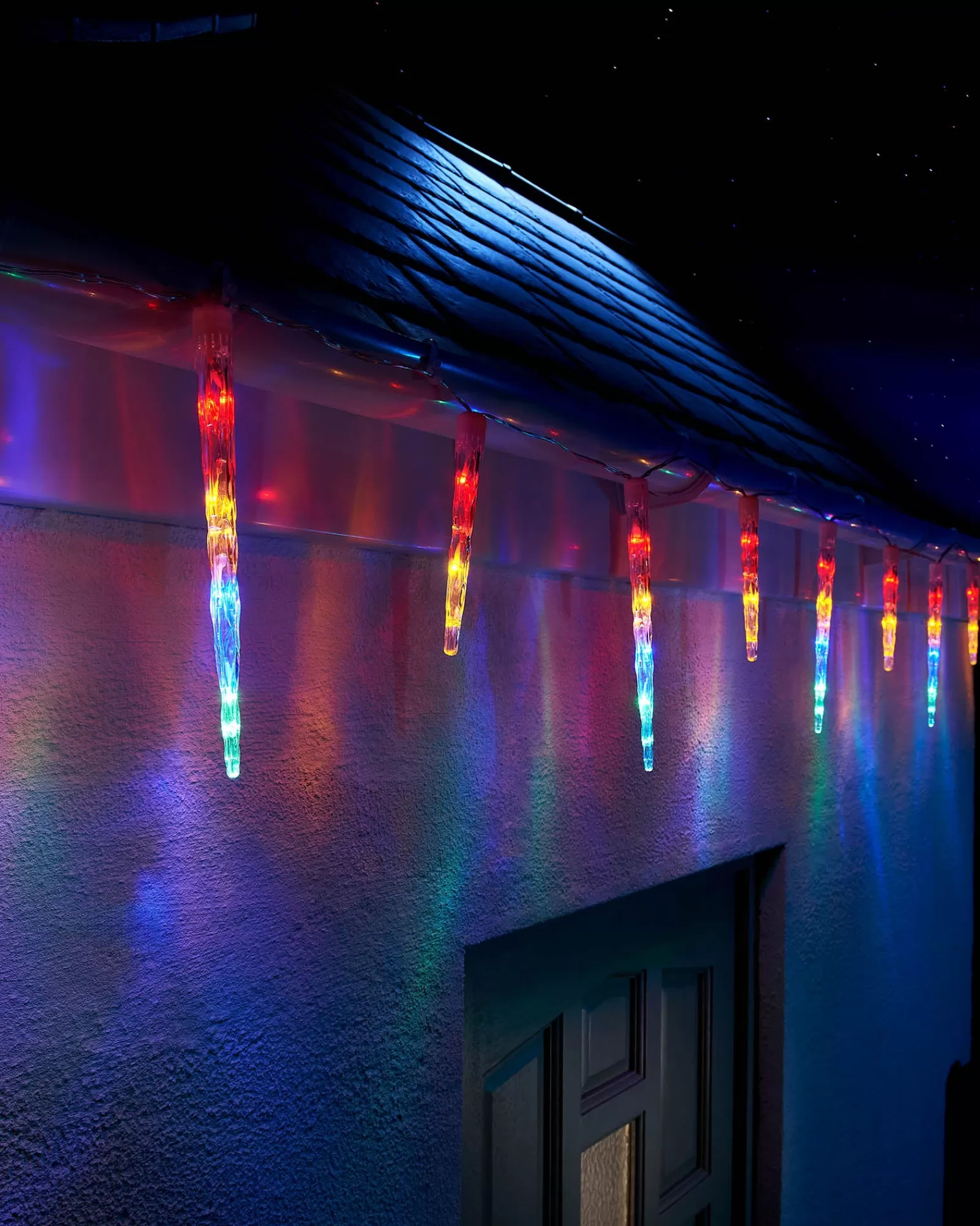 WeRChristmas Link Up | Icicle Lights^LINK UP LED Icicle Drop Lights, Multi Colour