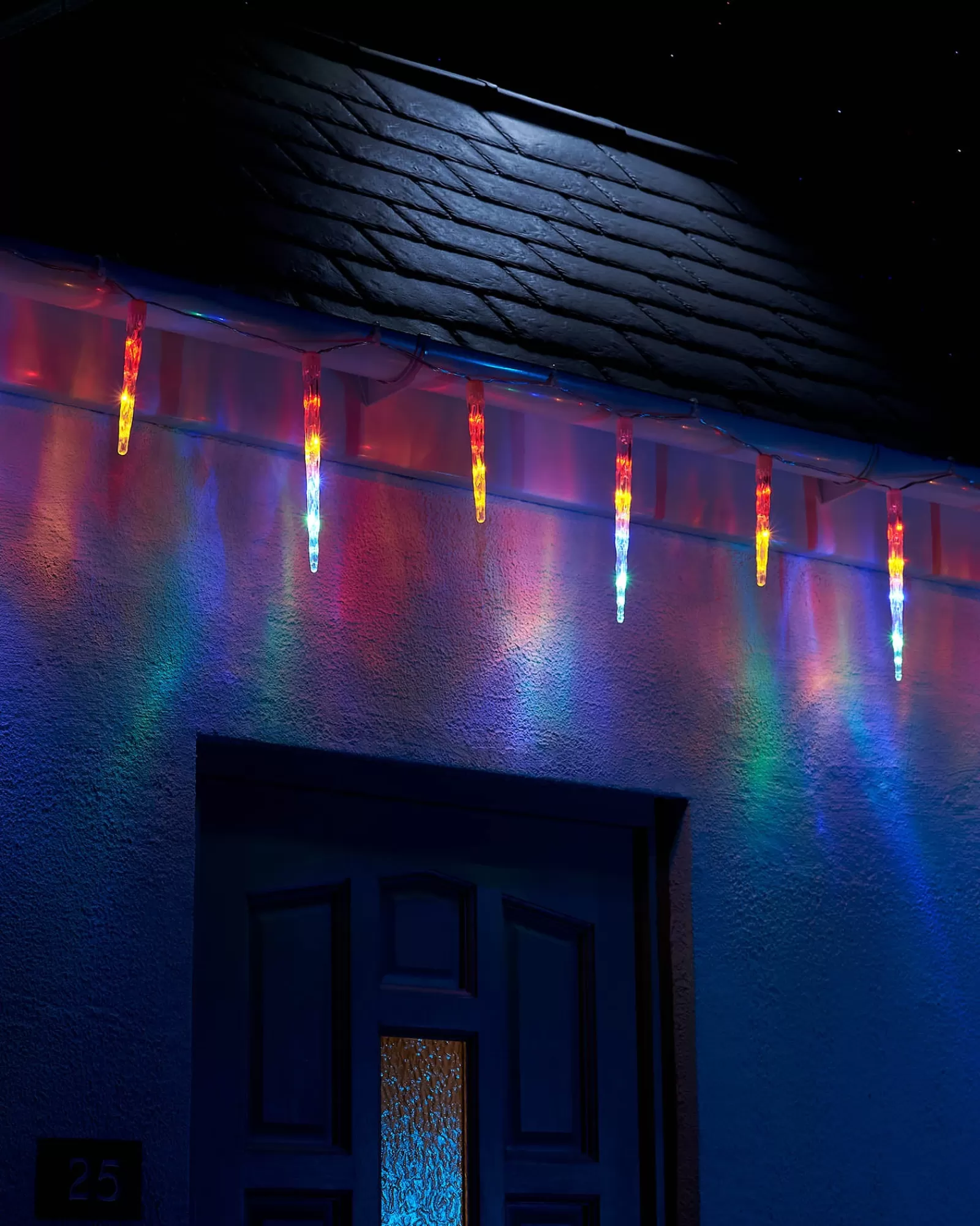 WeRChristmas Link Up | Icicle Lights^LINK UP LED Icicle Drop Lights, Multi Colour