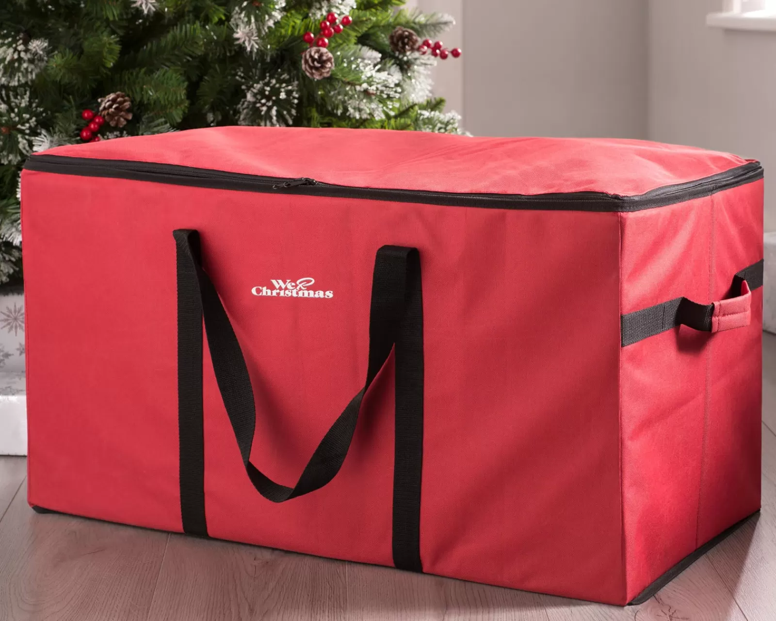 WeRChristmas Storage Bags | Storage Bags^Ornament And Decorations Storage Box, Red, 38 Cm