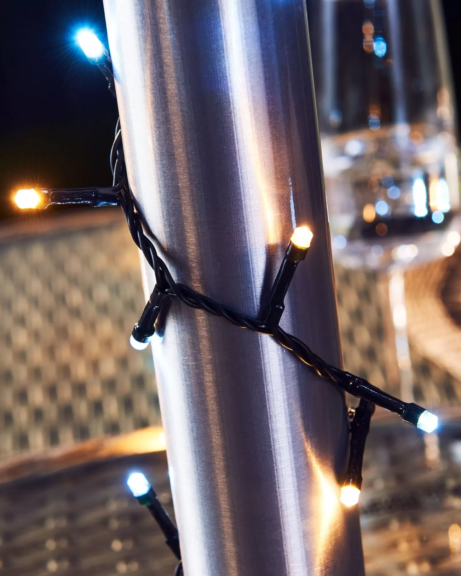 WeRChristmas Fairy Lights | Tree Lights^Outdoor Multi-Function 480 LED Light String, Warm White & Ice White