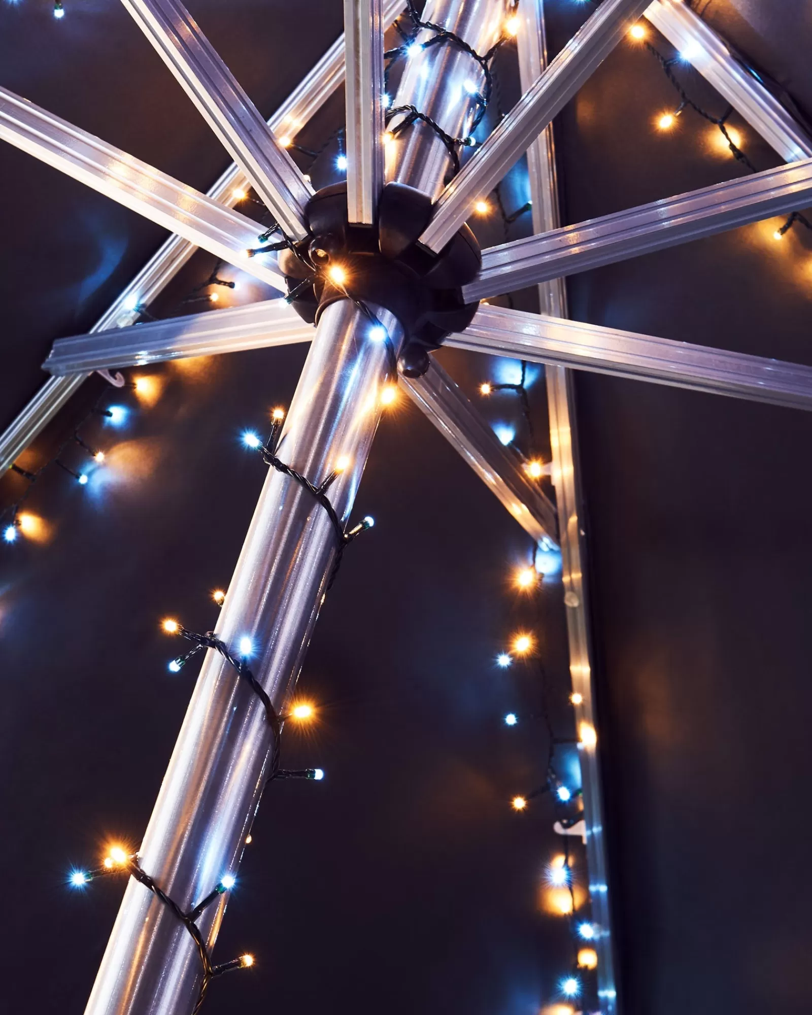WeRChristmas Fairy Lights | Tree Lights^Outdoor Multi-Function 480 LED Light String, Warm White & Ice White
