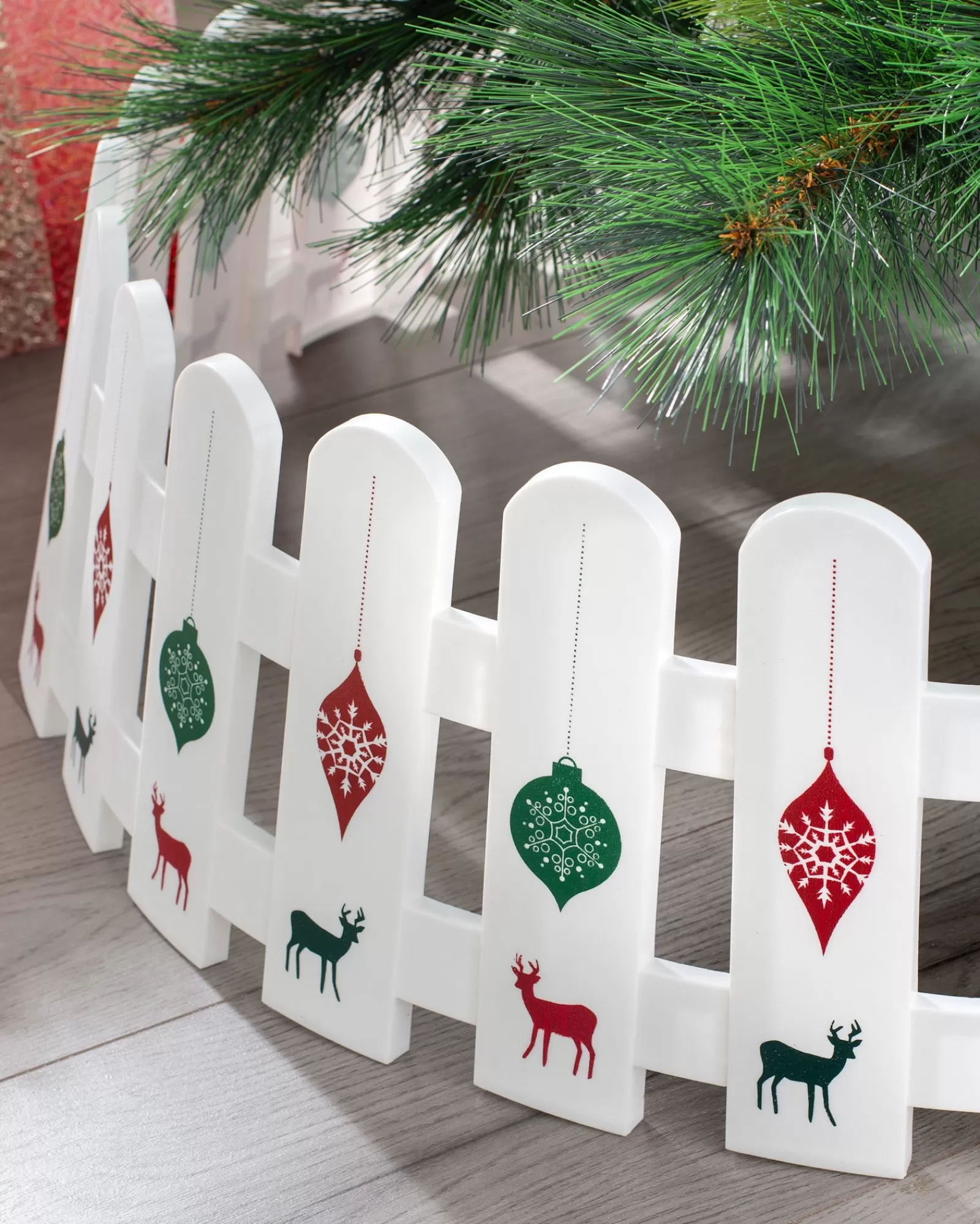 WeRChristmas Skirts & Collars^Picket Fence Tree Collar, 68 Cm