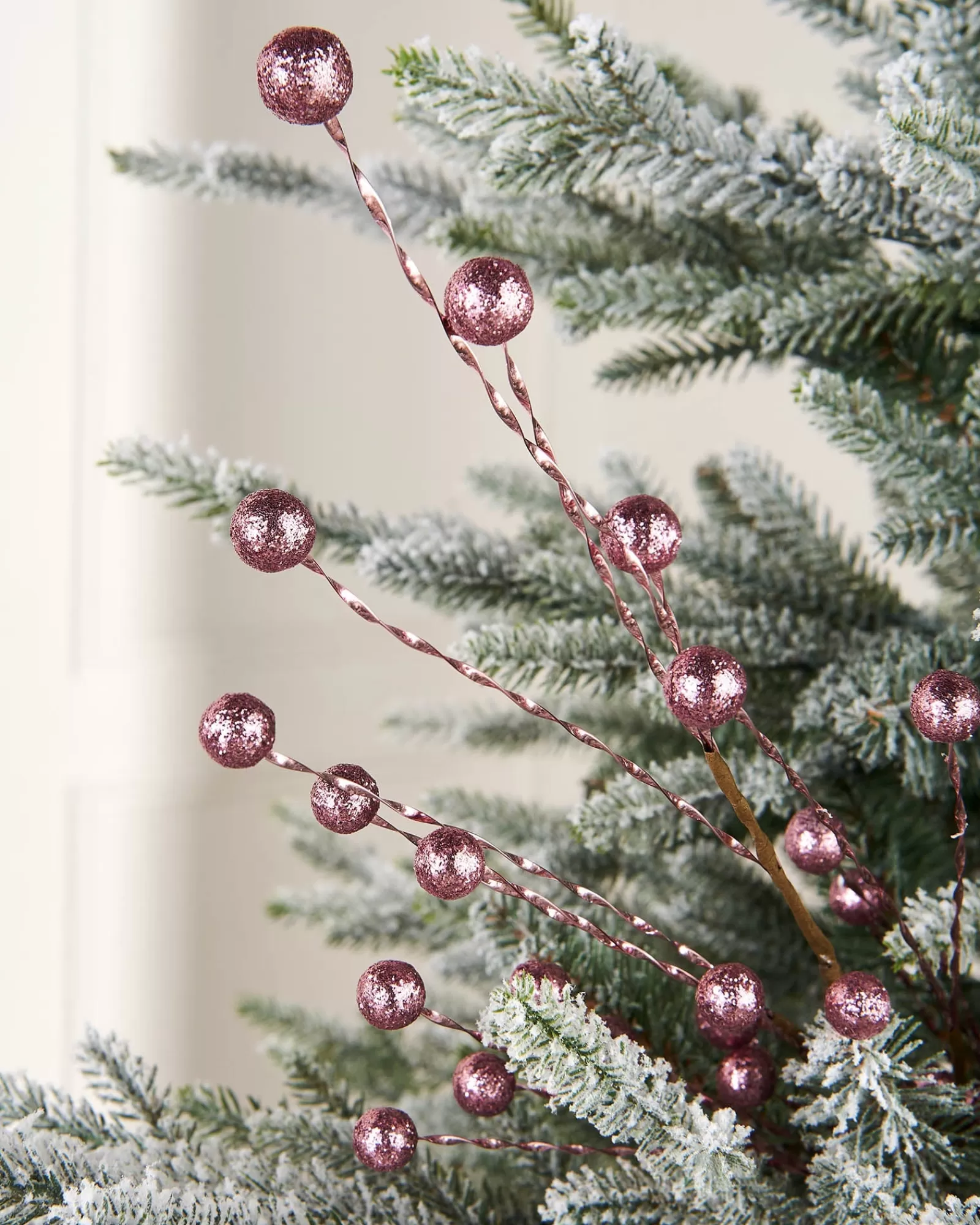 WeRChristmas Flowers & Foliage | Flowers & Foliage^Pink Berry Christmas Tree Spray, 78 Cm