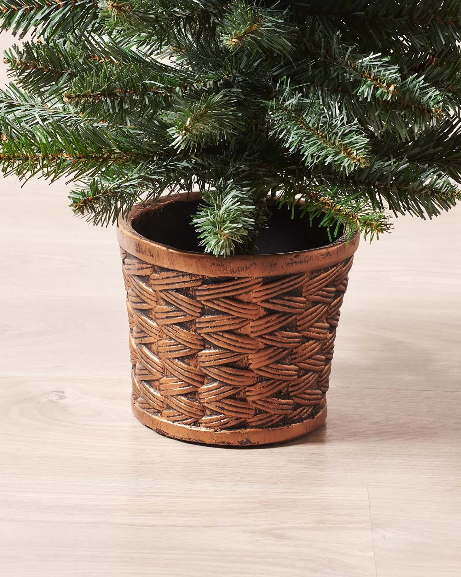 WeRChristmas Budget Christmas Trees | Potted Christmas Trees^Potted Craford Blue Pine Decorated Christmas Tree, 3 Ft