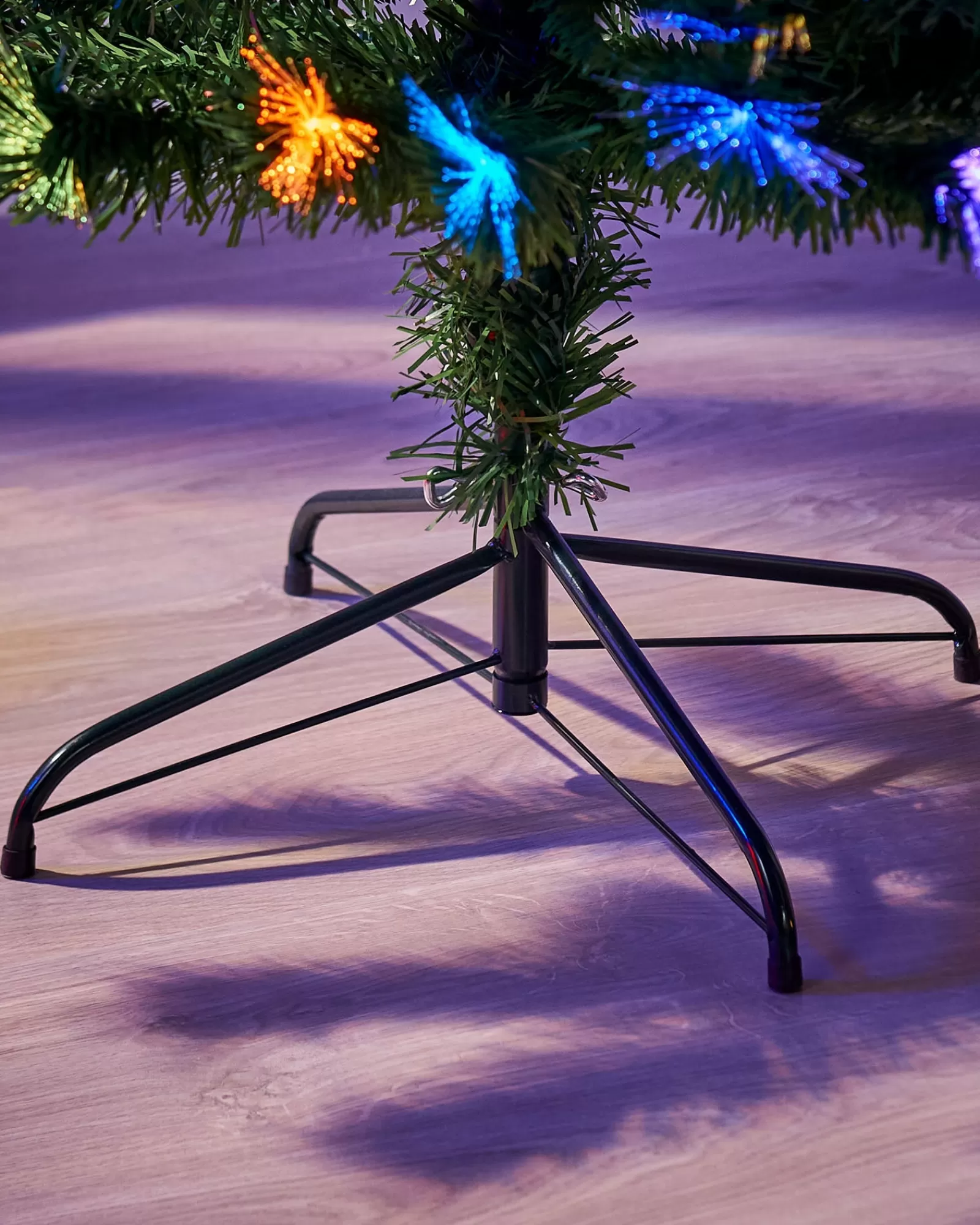 WeRChristmas Budget Christmas Trees | Fibre Optic Christmas Trees^Pre-Lit Fibre Optic Christmas Tree With Tree Topper, 7 Ft
