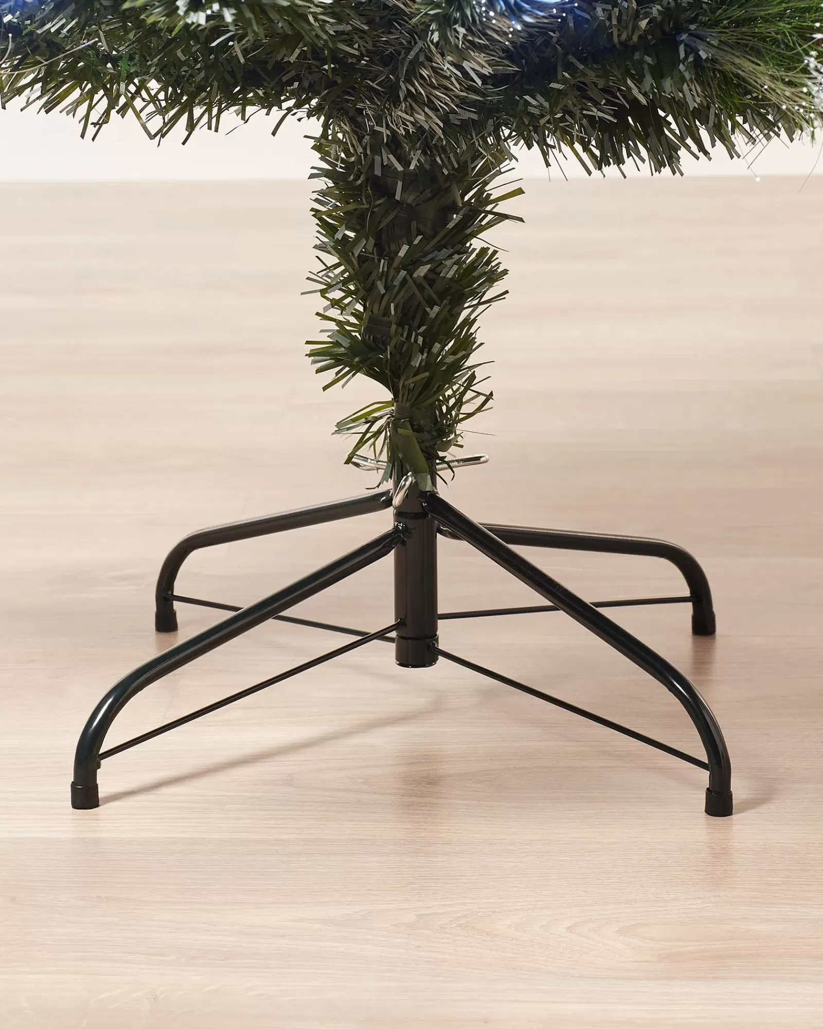 WeRChristmas Budget Christmas Trees | Fibre Optic Christmas Trees^Pre-Lit Fibre Optic Frosted Christmas Tree With Tree Topper, 5 Ft