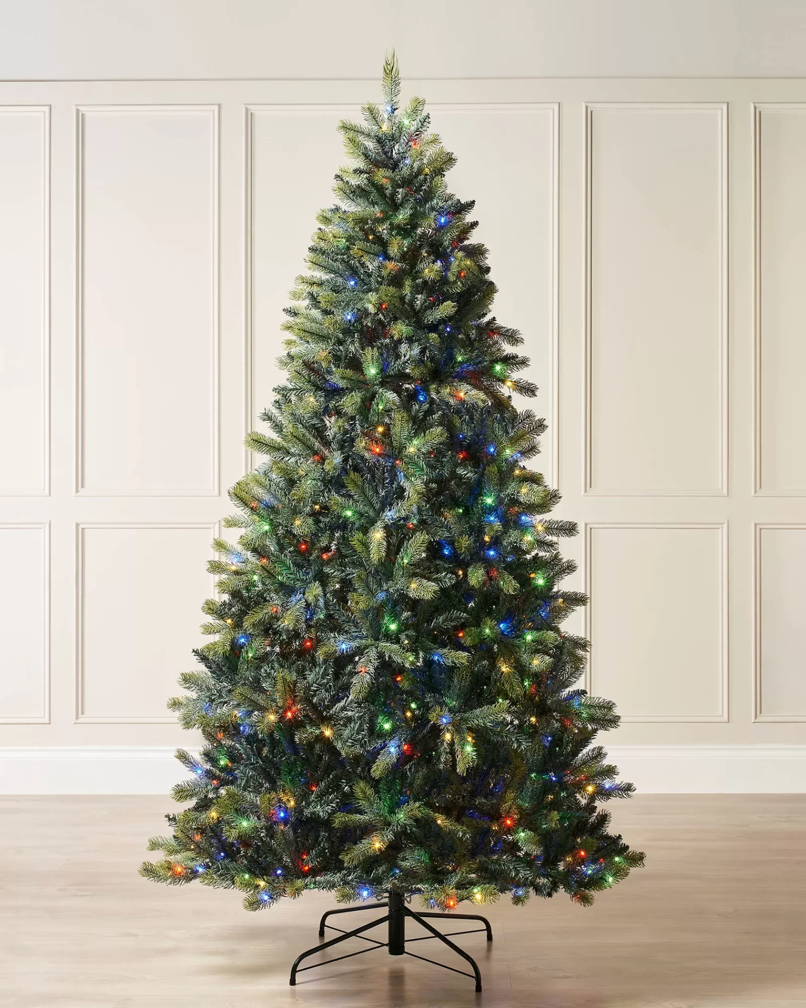 WeRChristmas Pre Lit Christmas Trees^Pre-Lit Mixed Pine Dual Christmas Tree, 6 Ft