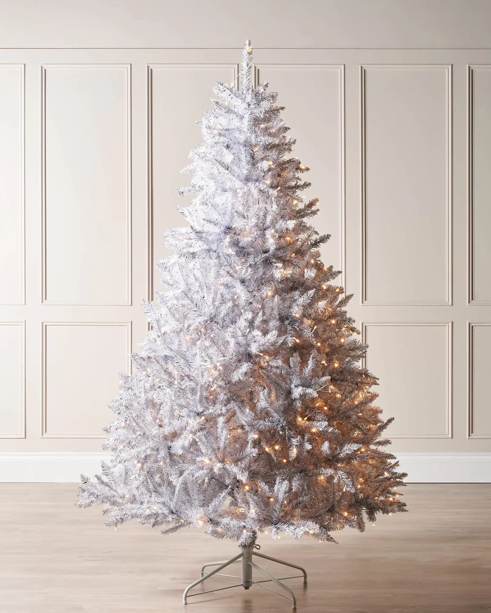 WeRChristmas Pre Lit Christmas Trees^Pre-Lit Shimmering Christmas Tree, 7 Ft