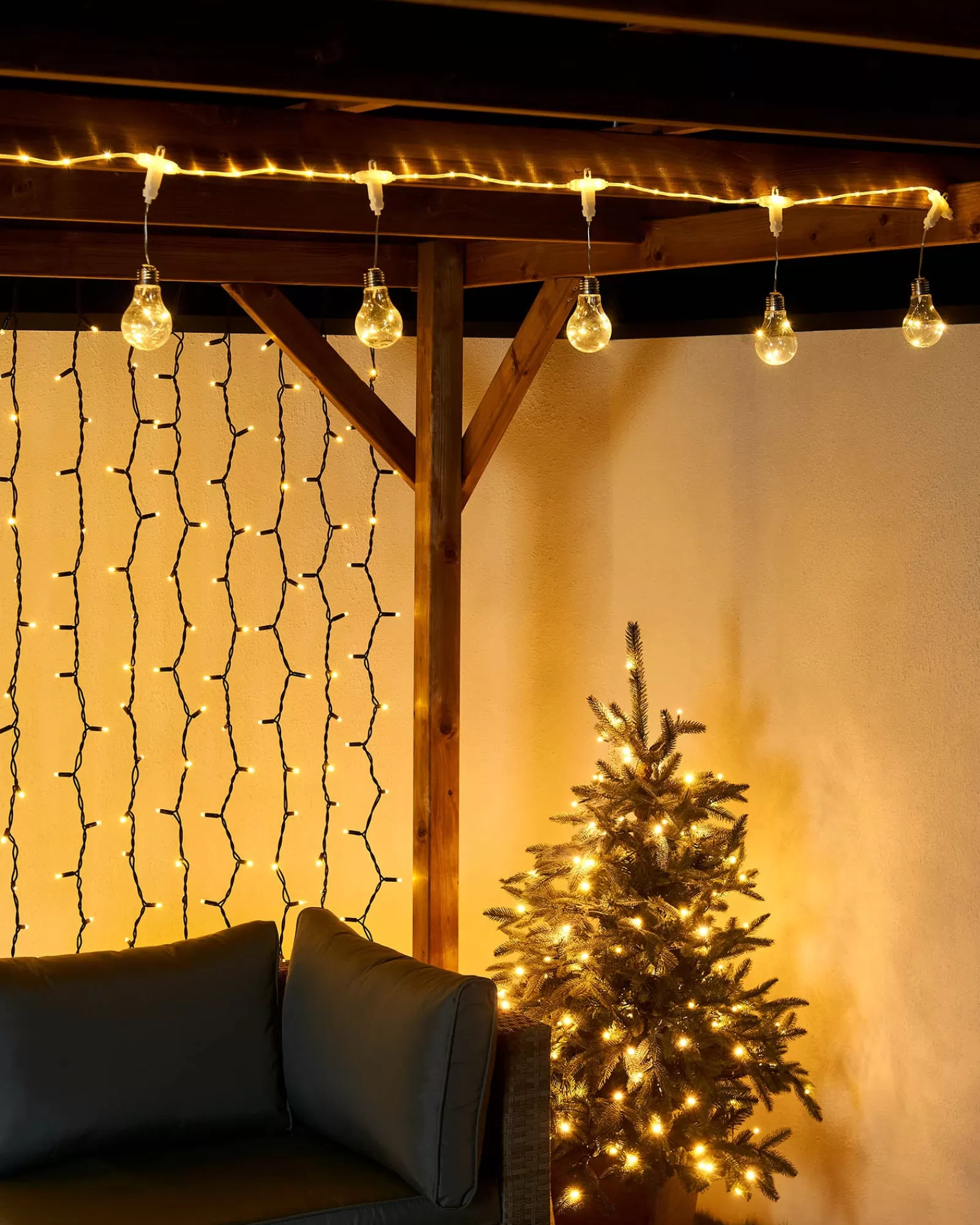 WeRChristmas Festoon Lights | Fairy Lights^Set Of 10 Light Bulbs Light String, Warm White, 2.8 M