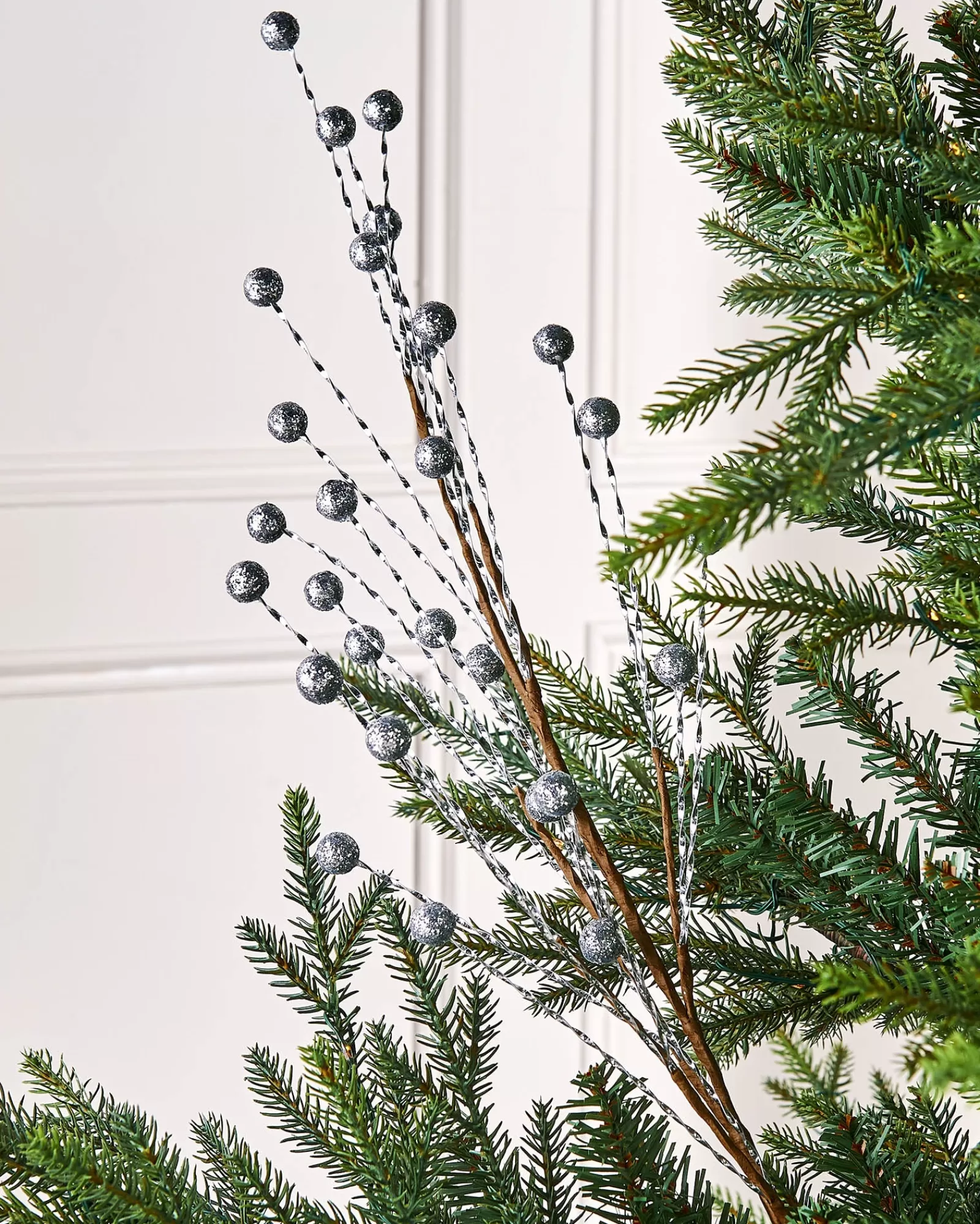 WeRChristmas Flowers & Foliage | Flowers & Foliage^Silver Berry Christmas Tree Spray, 78 Cm