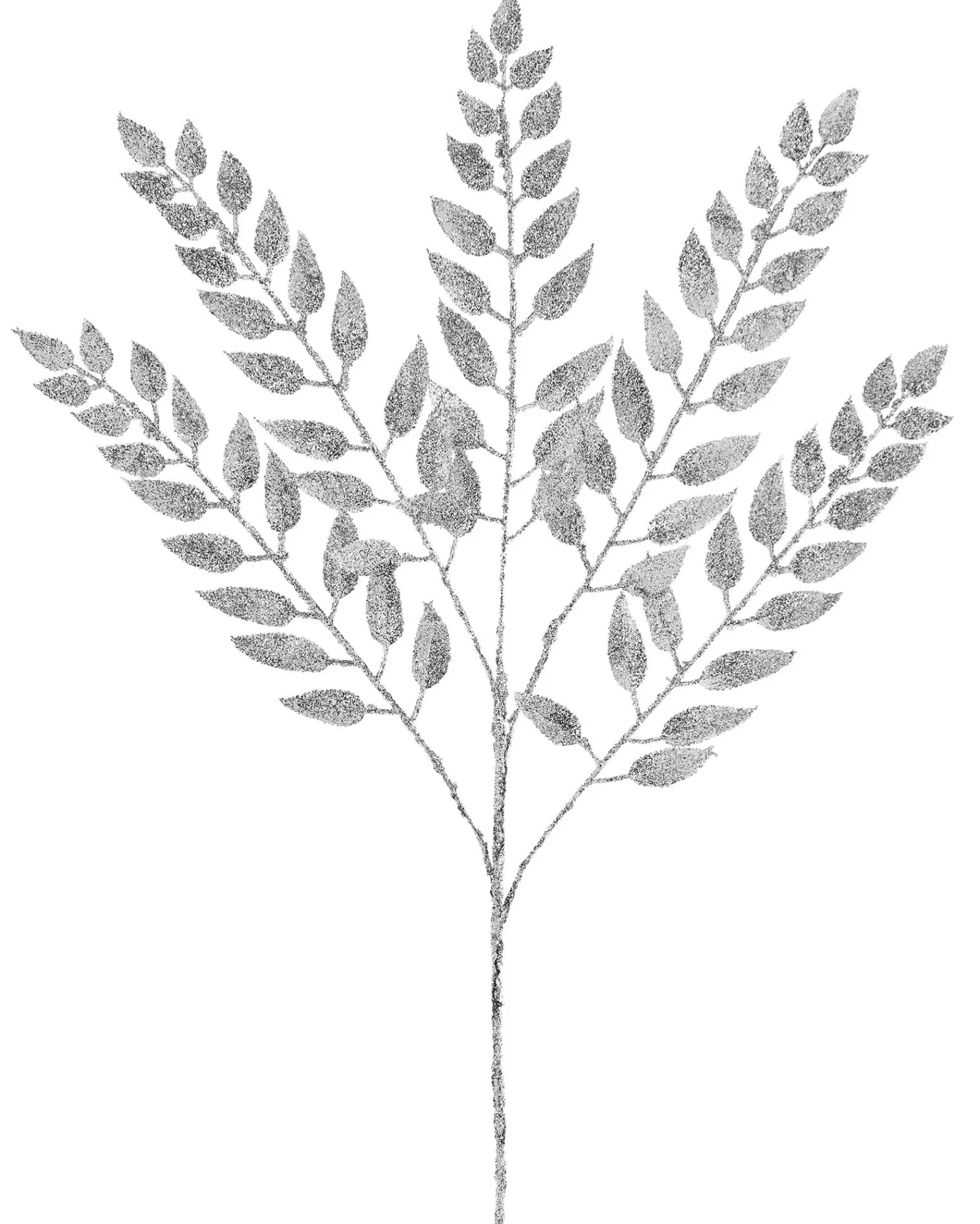 WeRChristmas Flowers & Foliage | Flowers & Foliage^Silver Leaf Christmas Tree Spray, 73 Cm