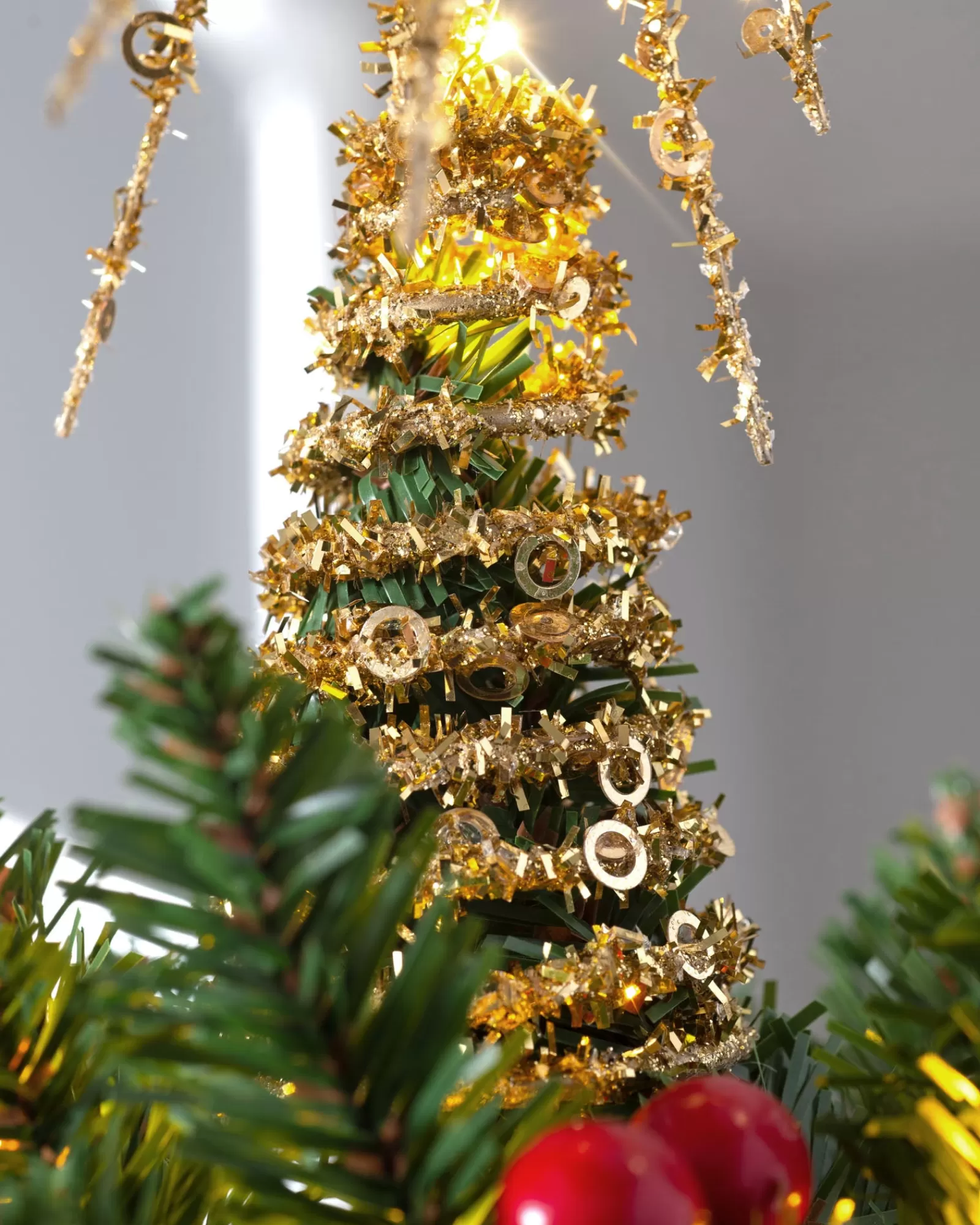 WeRChristmas Tree Toppers^Starburst Christmas Tree Topper, Gold, 32 Cm