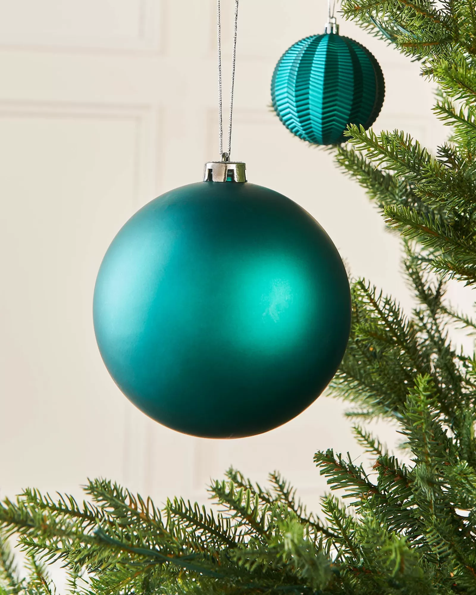 WeRChristmas Oversized Baubles | Shatterproof Baubles^Teal Large Matt Shatterproof Bauble, 15 Cm